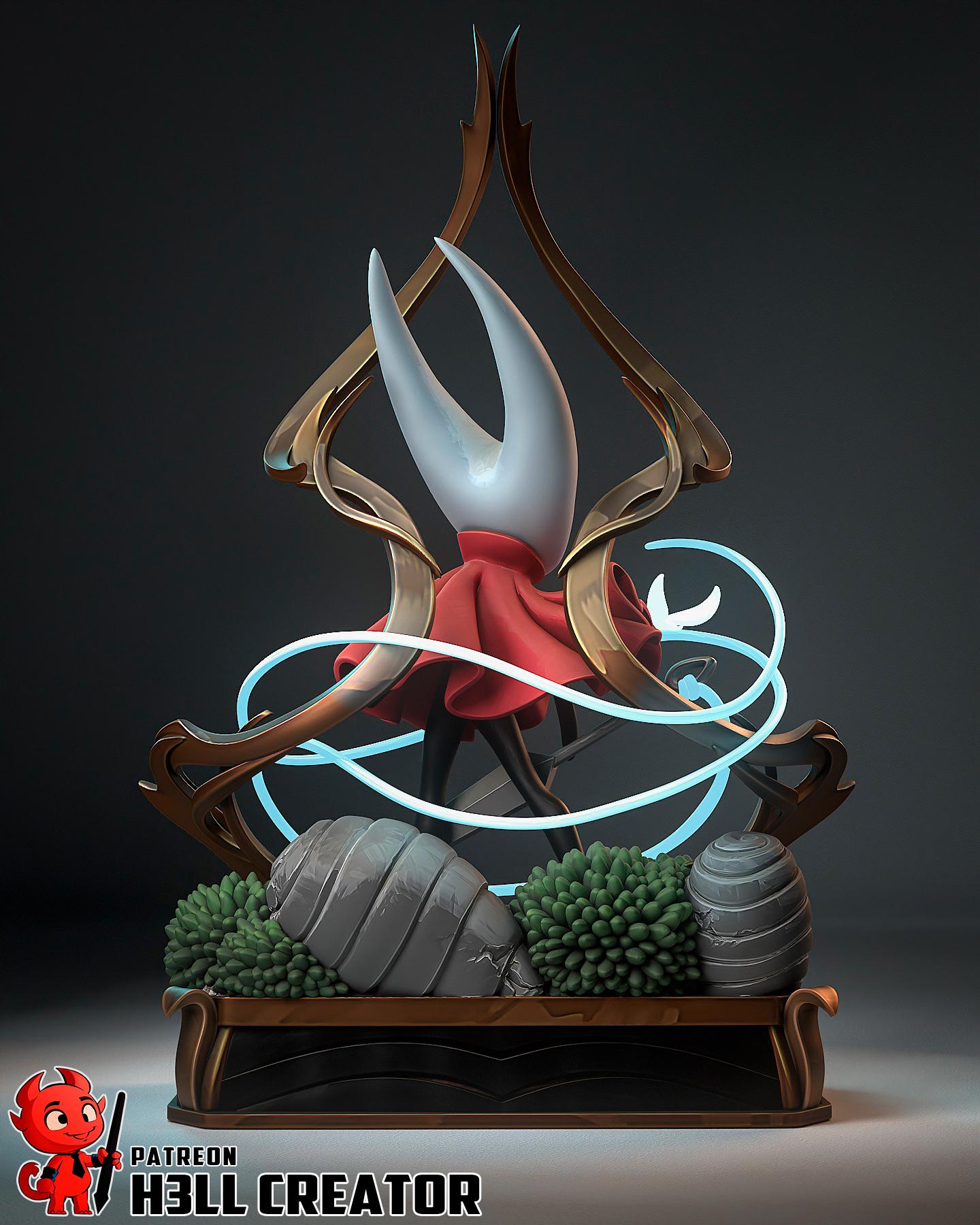 Hornet Garage Kit | Fanmade Model by h3llCreator | Silksong | 3D Printed