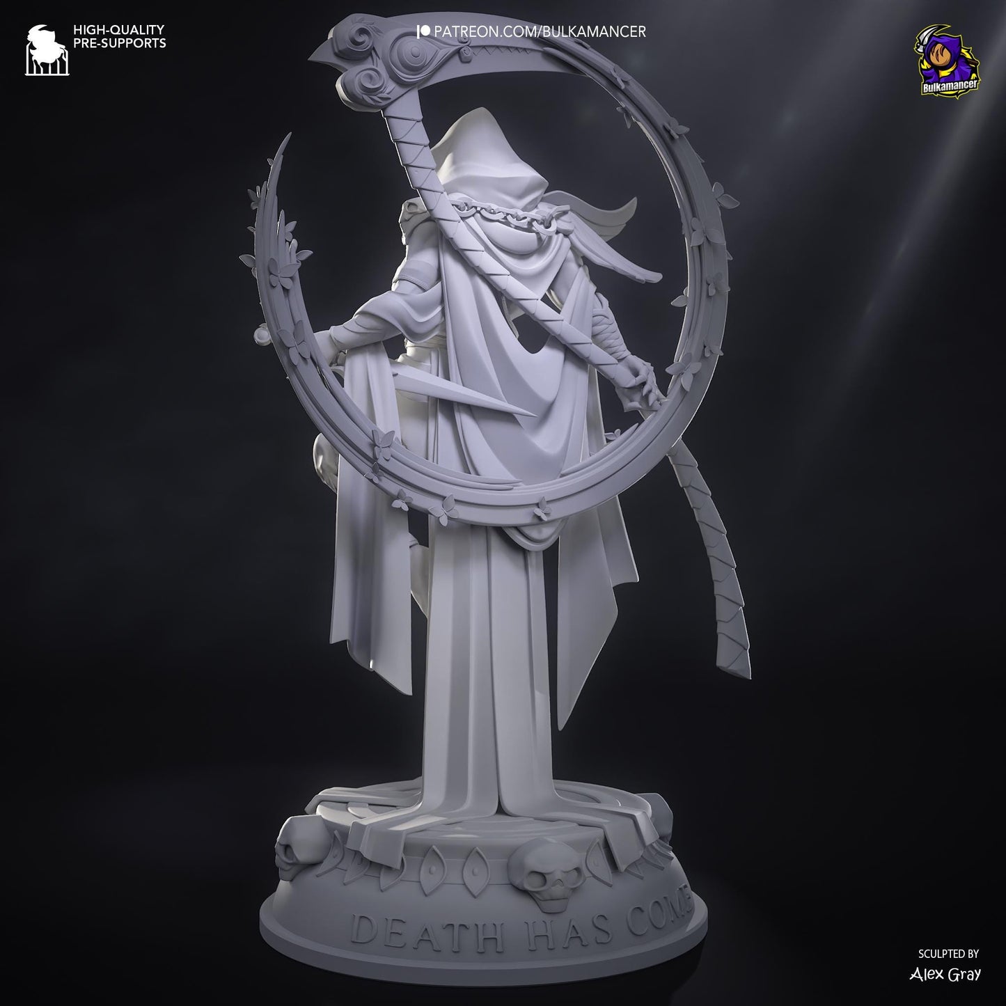 Thanatos Garage Kit | Fanmade Model by Bulkamancer| Death Comes | 3D Printed