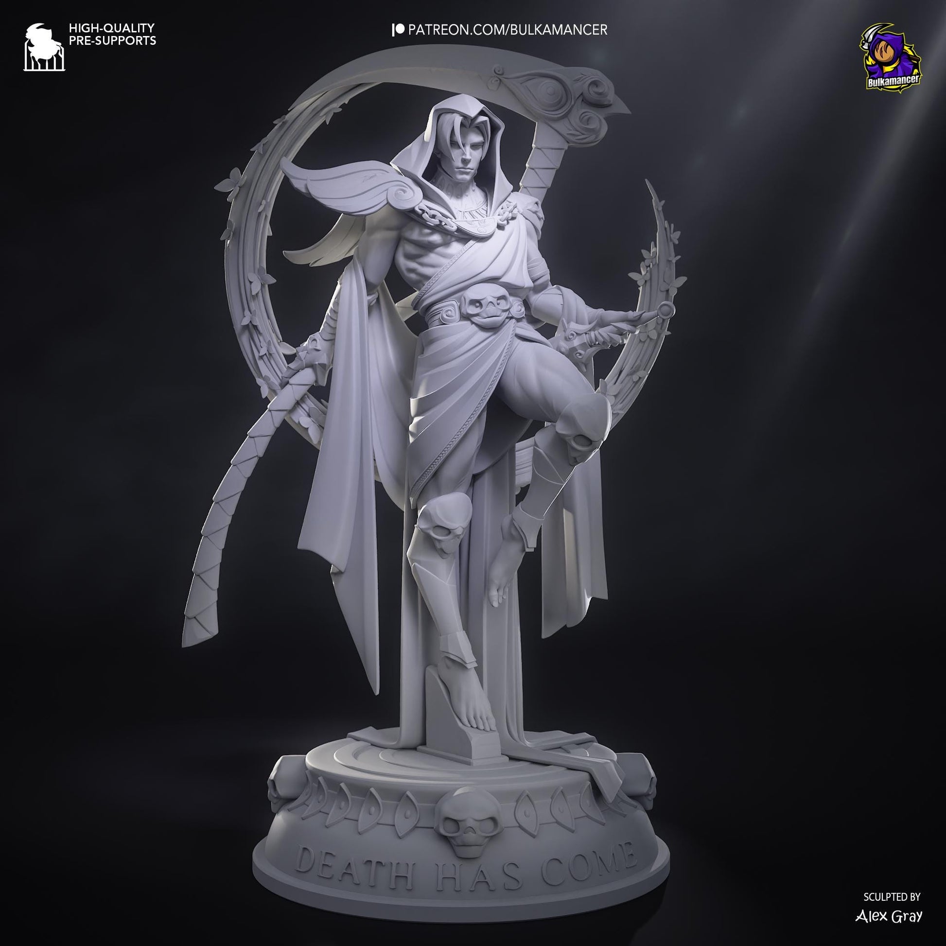 Thanatos Garage Kit | Fanmade Model by Bulkamancer| Death Comes | 3D Printed