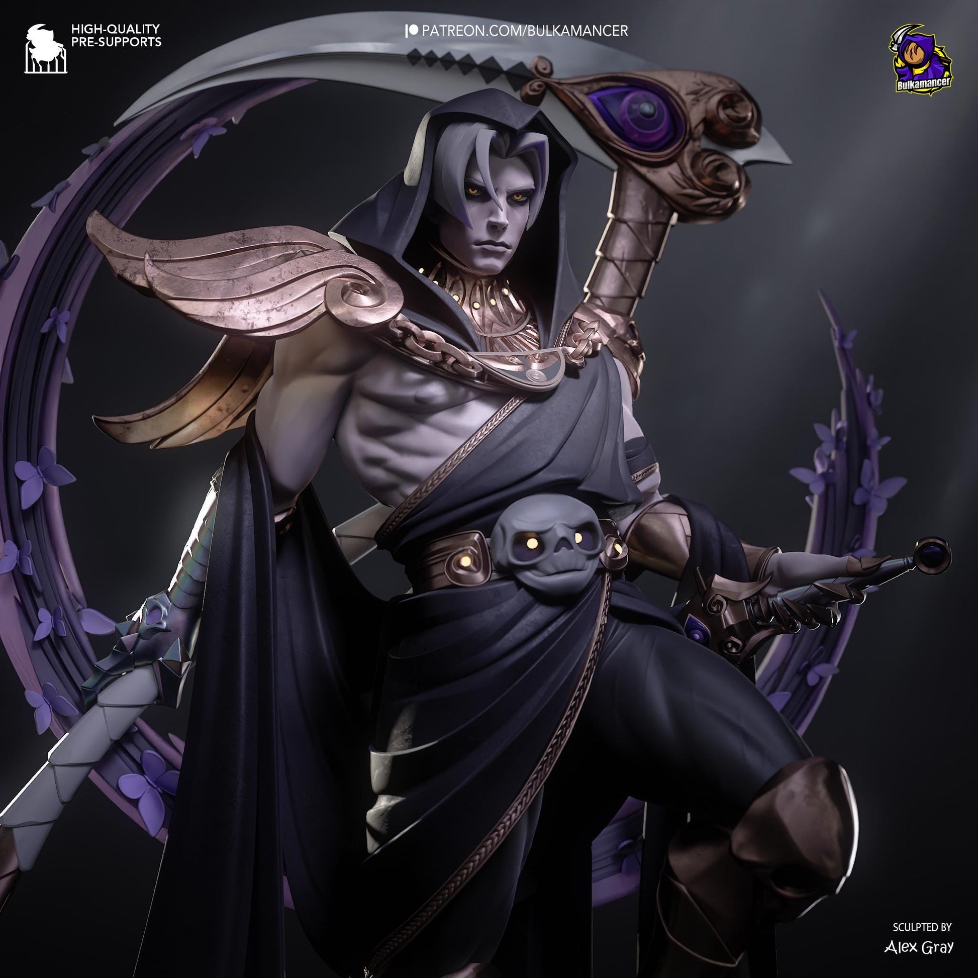 Thanatos Garage Kit | Fanmade Model by Bulkamancer| Death Comes | 3D Printed