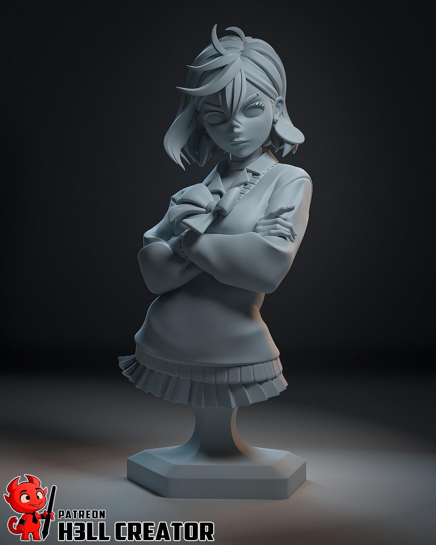 Psychic Teen Garage Kit | Fanmade Model by h3llCreator | And a Turbo Yokai | 3D Printed