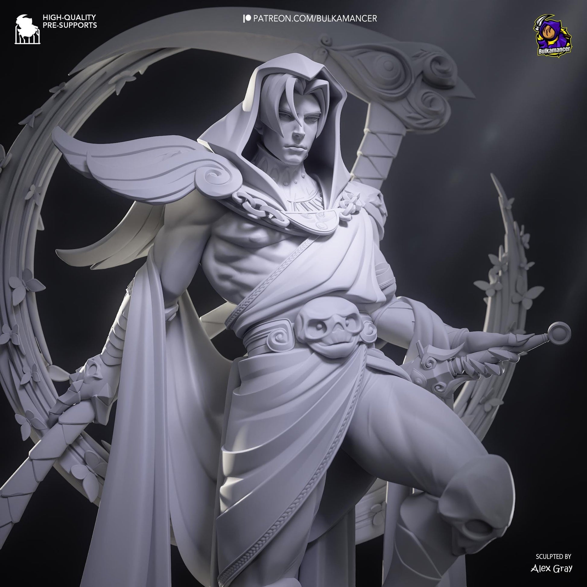 Thanatos Garage Kit | Fanmade Model by Bulkamancer| Death Comes | 3D Printed