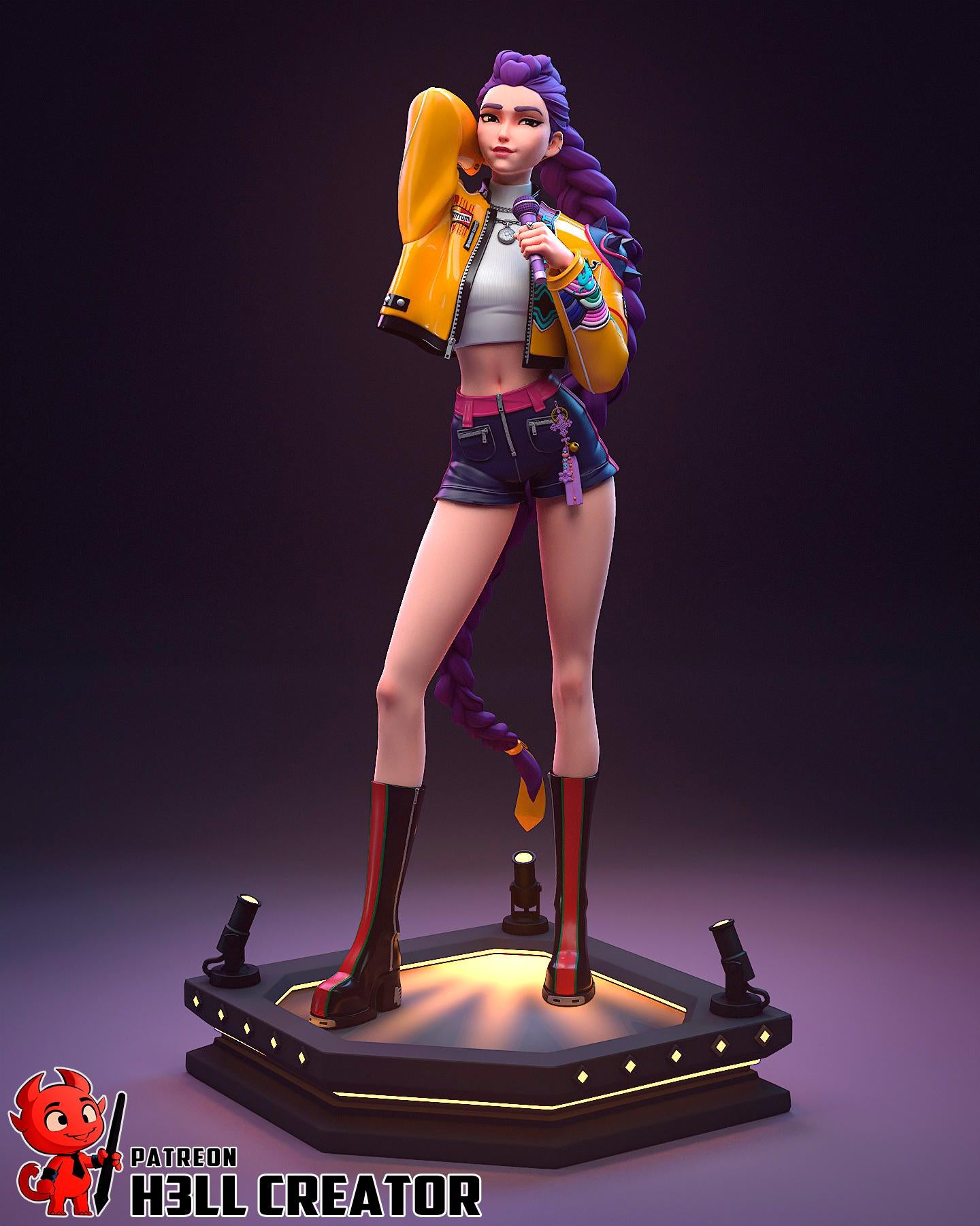 Rumi Garage Kit | Fanmade Model by h3llCreator | Idol | 3D Printed