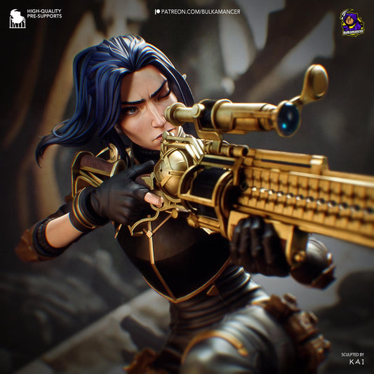 Caitlyn Garage Kit | Fanmade Model by Bulkamancer| Sniper | 3D Printed