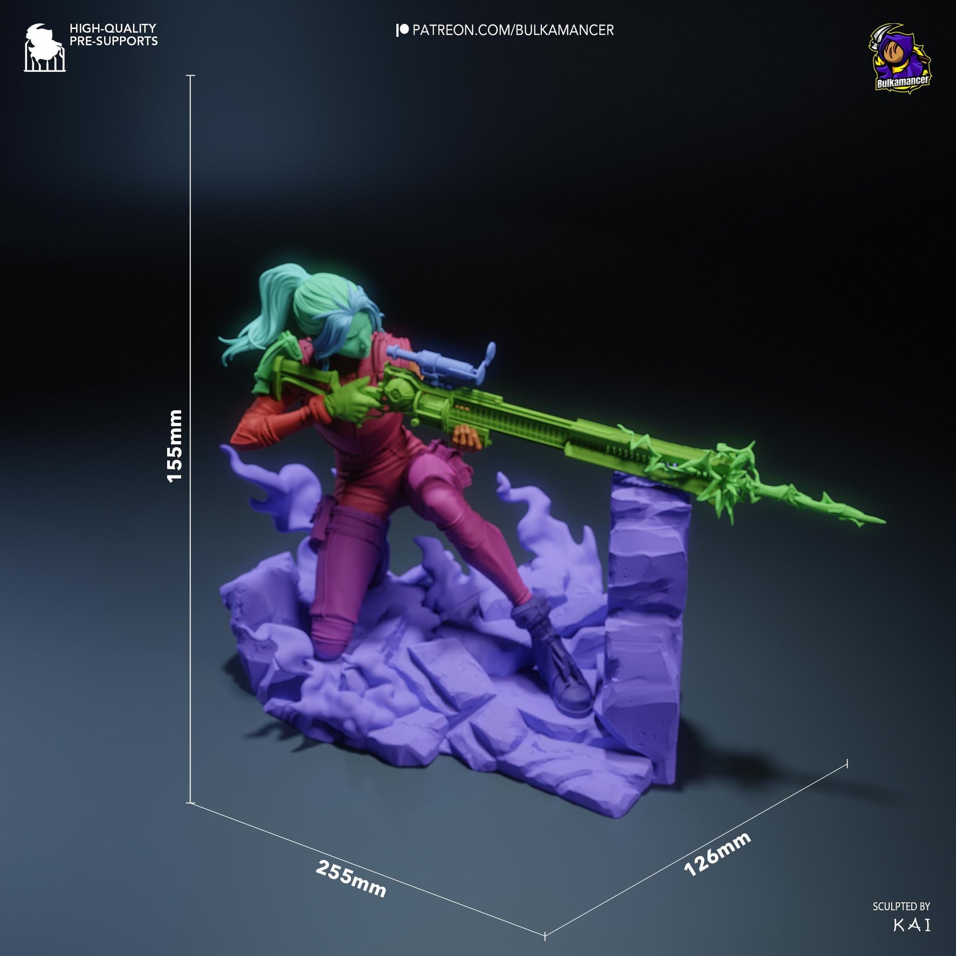 Caitlyn Garage Kit | Fanmade Model by Bulkamancer| Sniper | 3D Printed