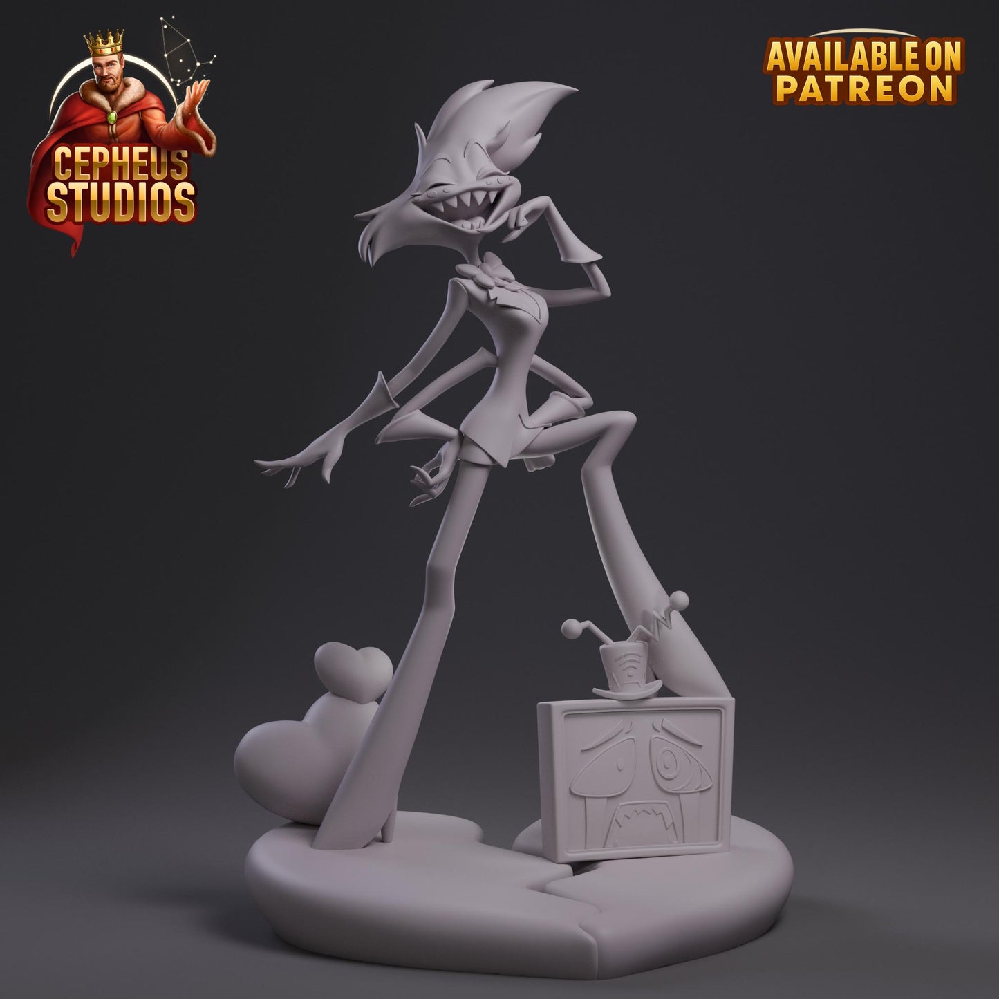 Angel Dust Garage Kit | Fanmade Model by Cepheus Studios | Body made for exploiting | 3D Printed