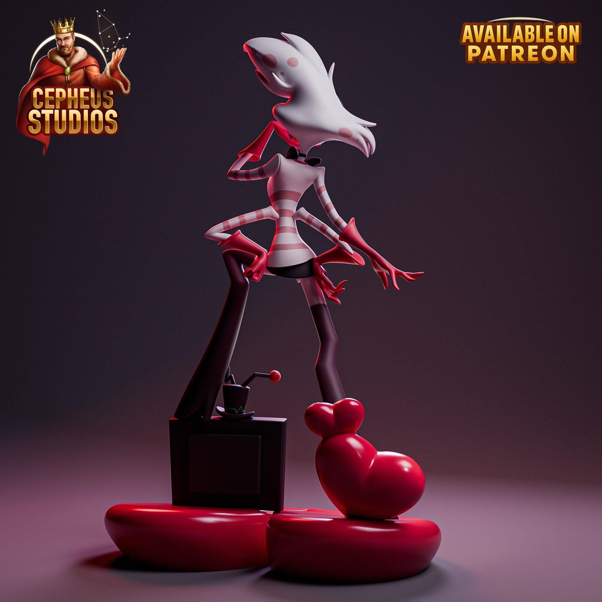 Angel Dust Garage Kit | Fanmade Model by Cepheus Studios | Body made for exploiting | 3D Printed