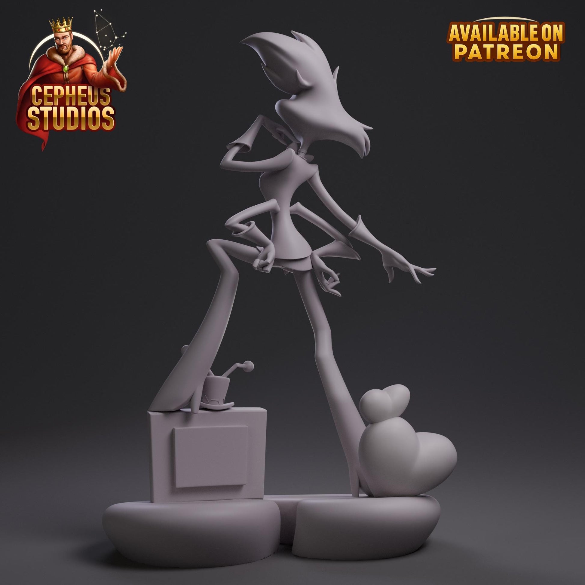 Angel Dust Garage Kit | Fanmade Model by Cepheus Studios | Body made for exploiting | 3D Printed