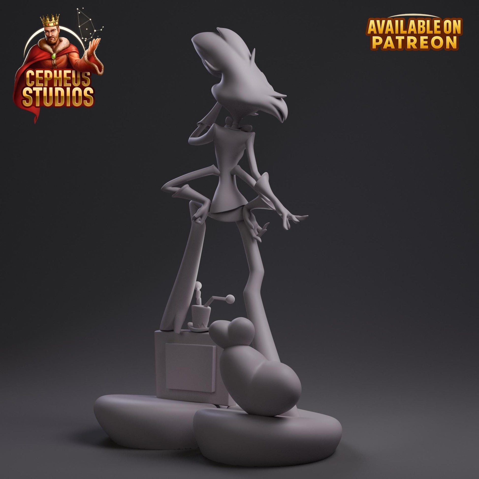 Angel Dust Garage Kit | Fanmade Model by Cepheus Studios | Body made for exploiting | 3D Printed