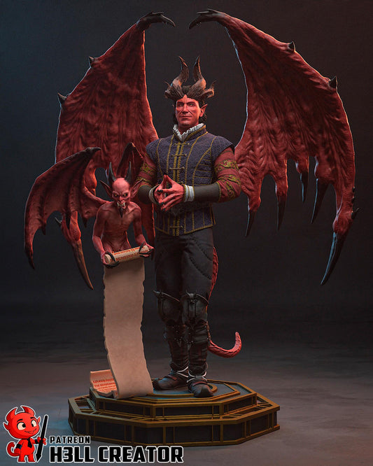Baldur's Gate 3 Raphael Garage Kit | Fanmade Model by h3ll creator | The devil landlord | 3D Printed