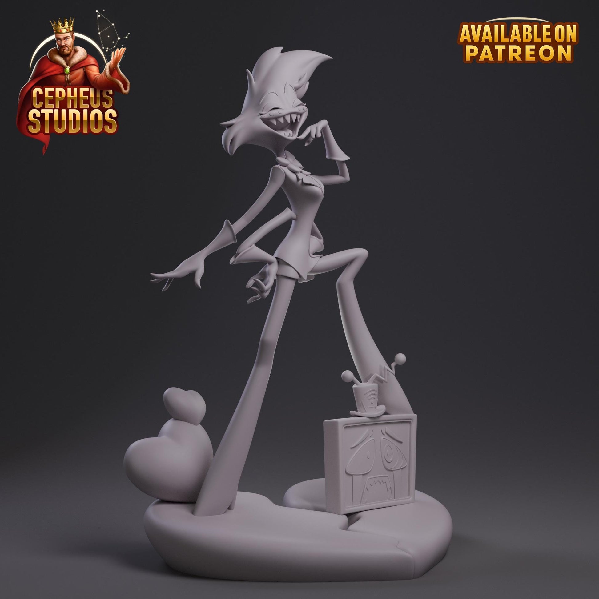 Angel Dust Garage Kit | Fanmade Model by Cepheus Studios | Body made for exploiting | 3D Printed