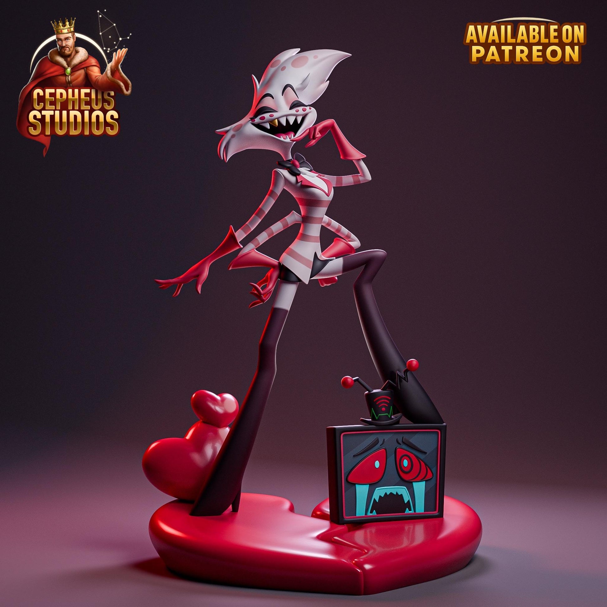 Angel Dust Garage Kit | Fanmade Model by Cepheus Studios | Body made for exploiting | 3D Printed