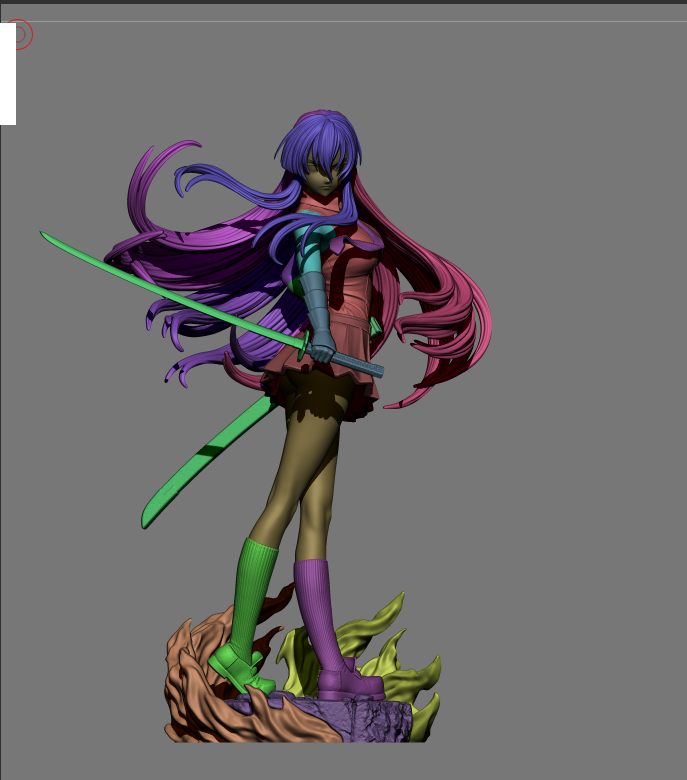Akame from Akame ga Kill by CA3D | High Quality Resin Print | Painted Commissions available! - Sephiknot