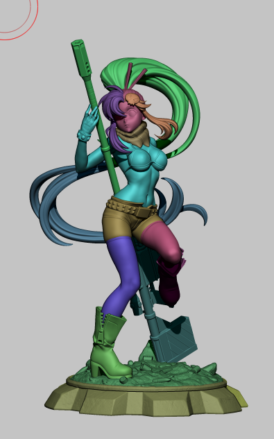 Yoko Littner from Guren Lagann by CA3D | High Quality Resin Print | Painted Commissions available!