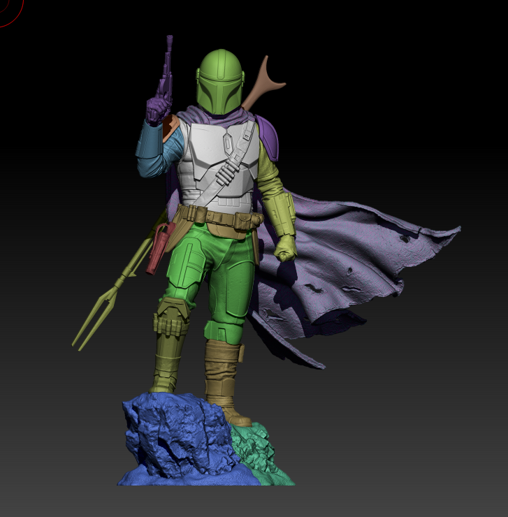 Mandalorian by CA3D | High Quality Resin Print | Painted Commissions available!