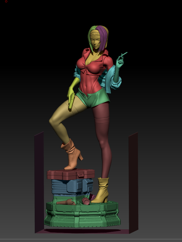 Faye Valentine from Cowboy Bebop Fan-Made Model by CA3D - Sephiknot