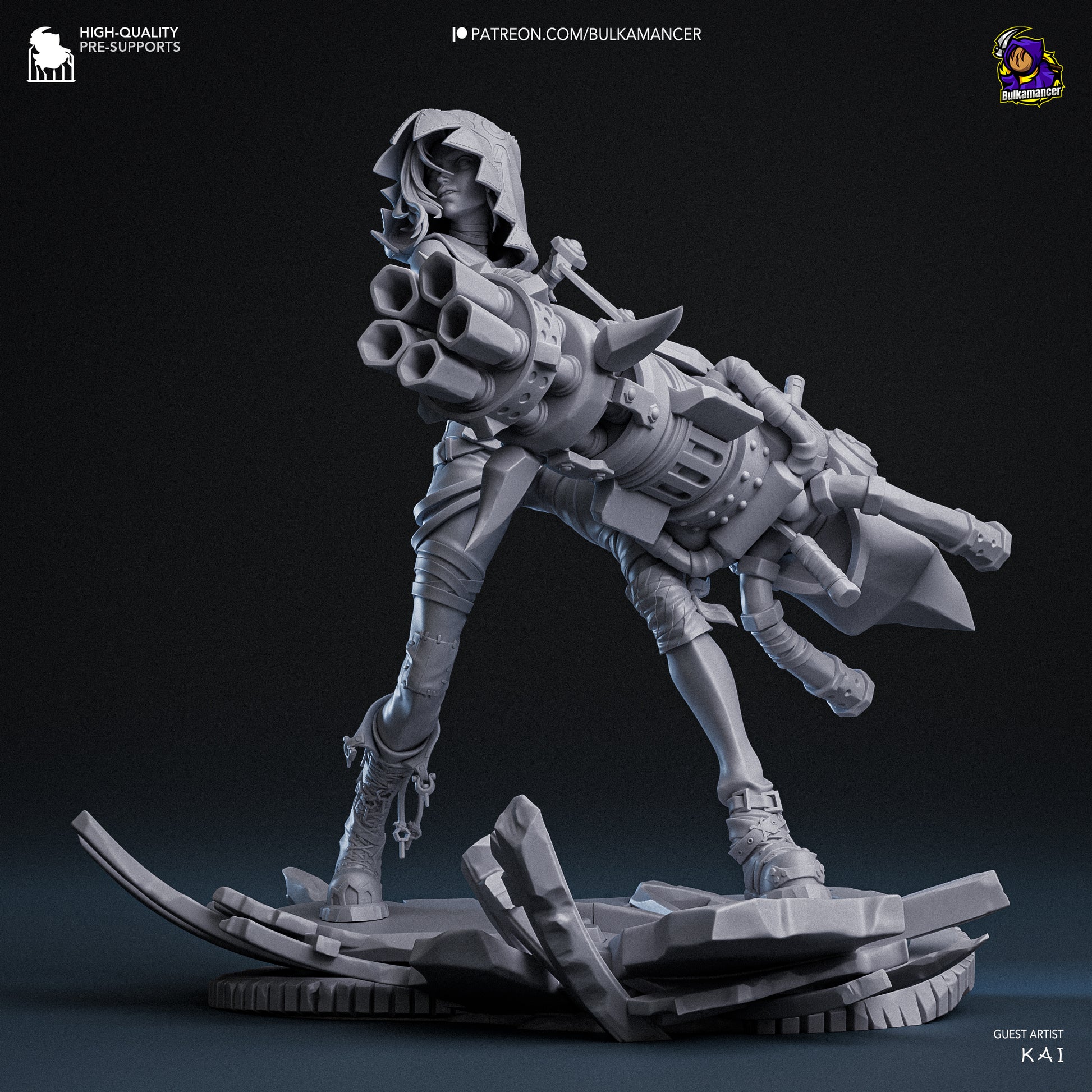 Jinx Garage Kit | Fanmade Model by Bulkamancer| Manic pixie girl | 3D Printed - Sephiknot