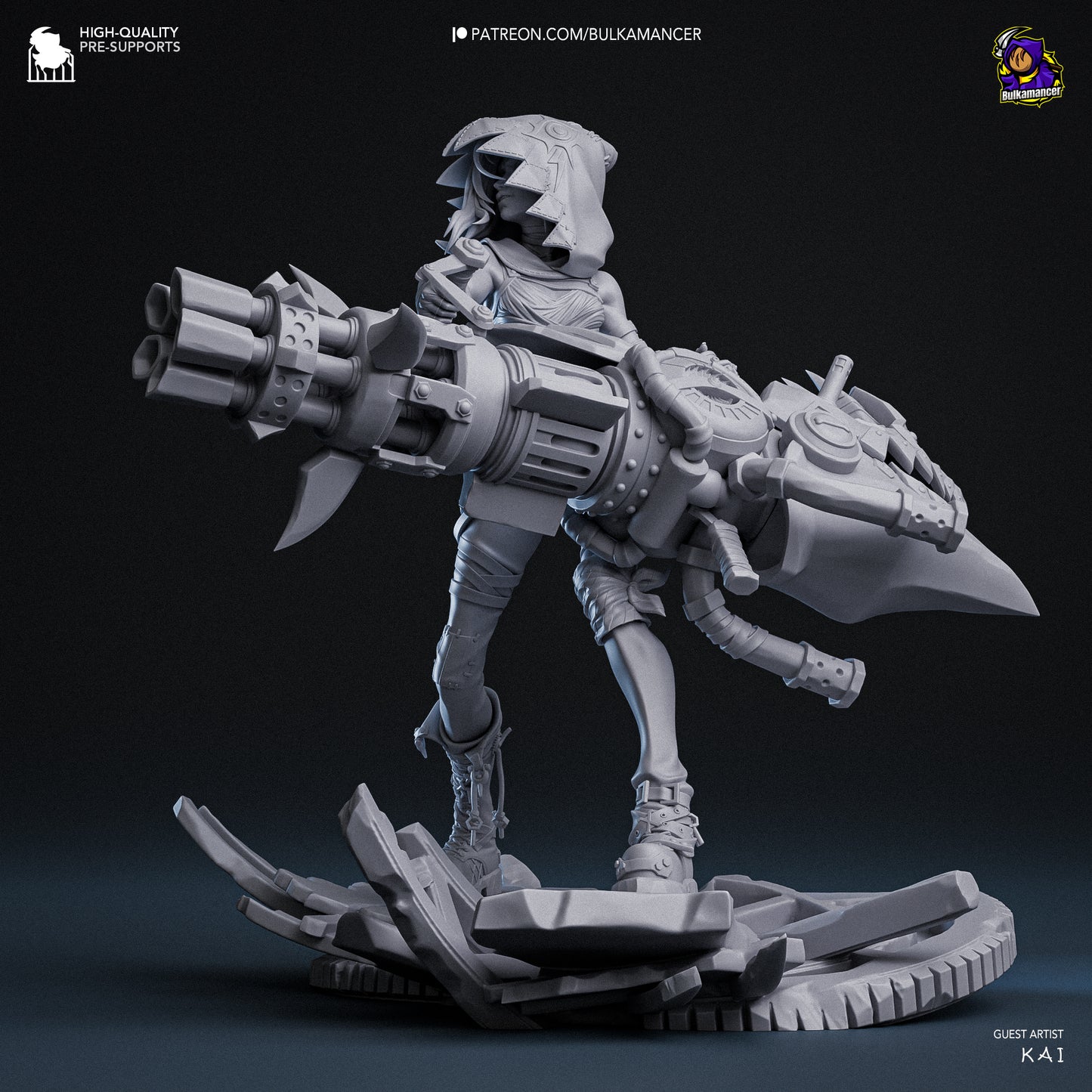 Jinx Garage Kit | Fanmade Model by Bulkamancer| Manic pixie girl | 3D Printed - Sephiknot