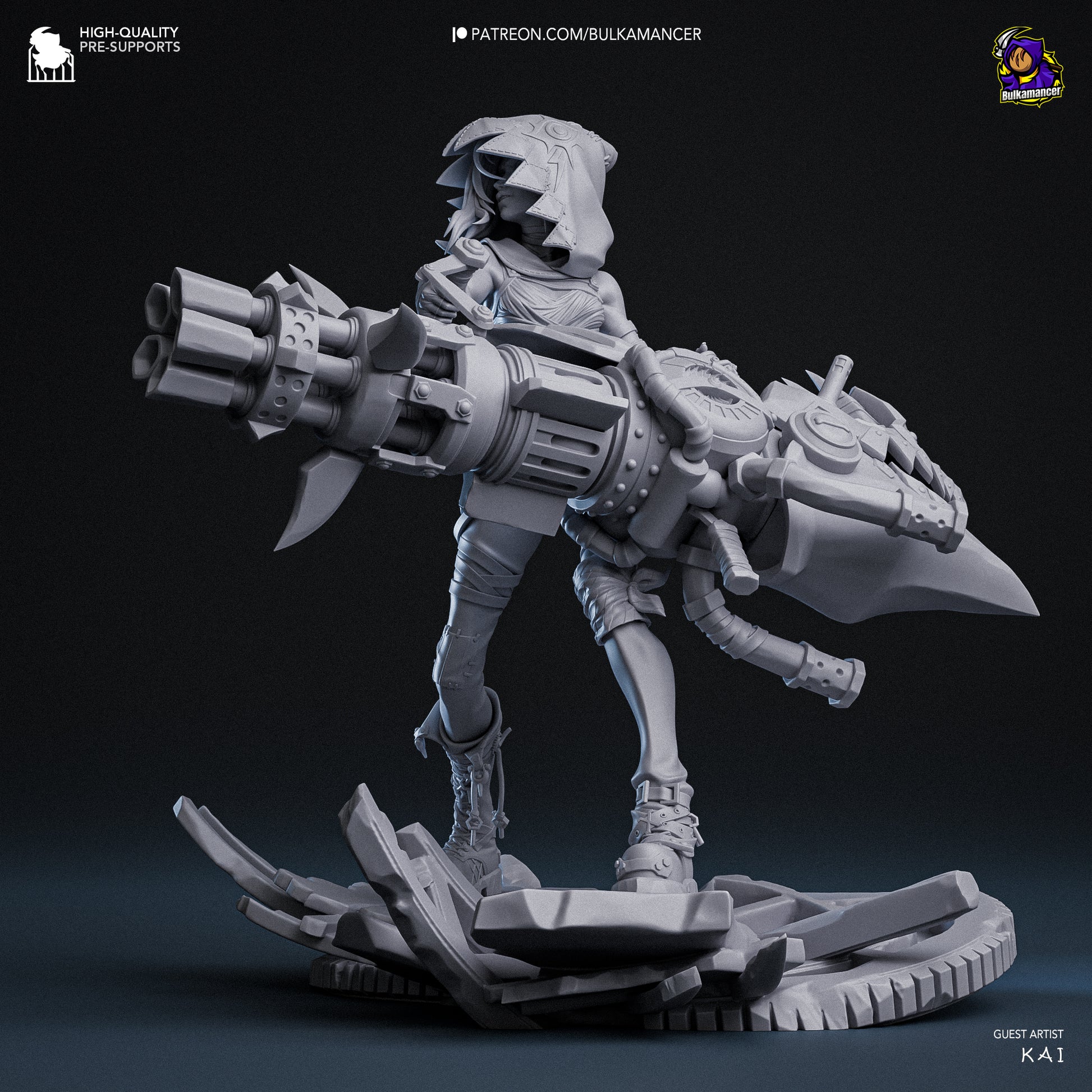 Jinx Garage Kit | Fanmade Model by Bulkamancer| Manic pixie girl | 3D Printed - Sephiknot