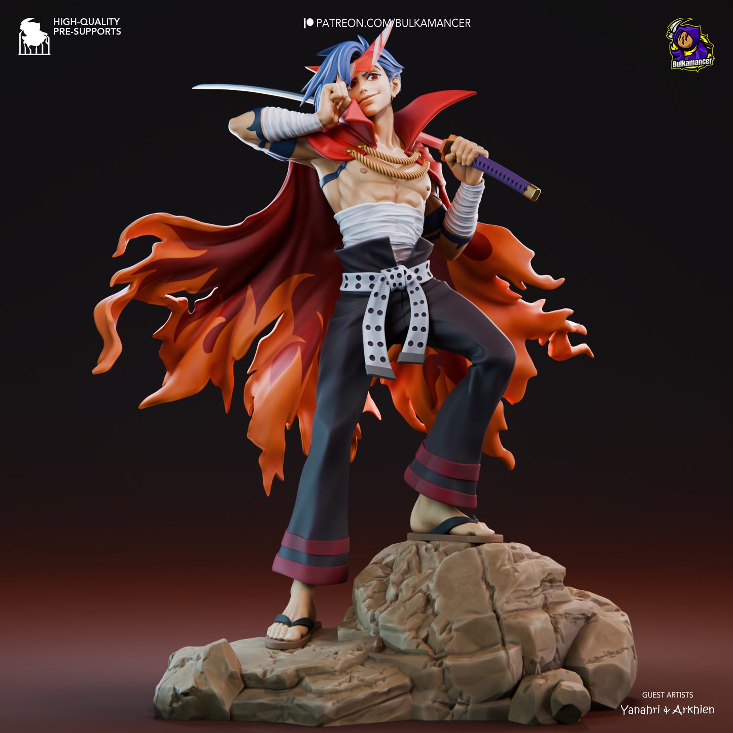 Kamina Garage Kit | Fanmade Model by Bulkamancer | 3D Printed - Sephiknot