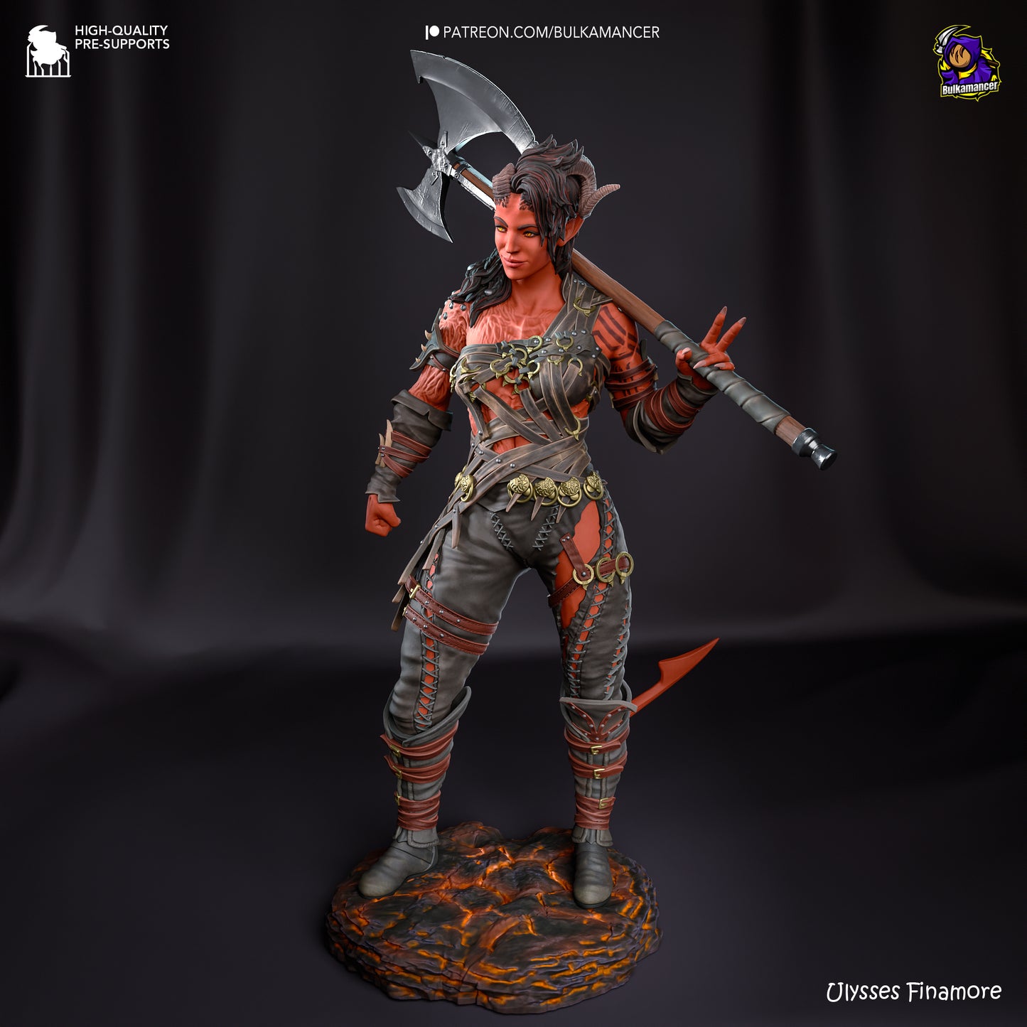Baldur's Gate 3 Karlach Garage Kit | Fanmade Model by Bulkamancer | Barbarian mommy | 3D Printed - Sephiknot