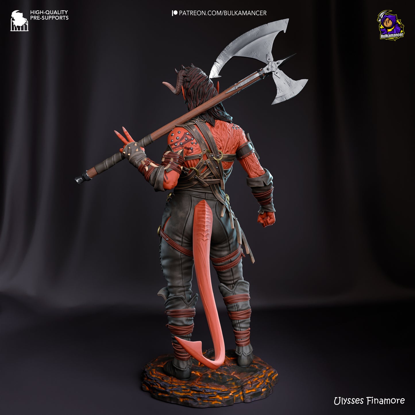 Baldur's Gate 3 Karlach Garage Kit | Fanmade Model by Bulkamancer | Barbarian mommy | 3D Printed - Sephiknot