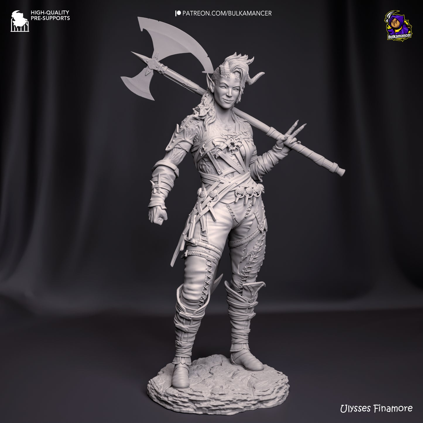 Baldur's Gate 3 Karlach Garage Kit | Fanmade Model by Bulkamancer | Barbarian mommy | 3D Printed - Sephiknot