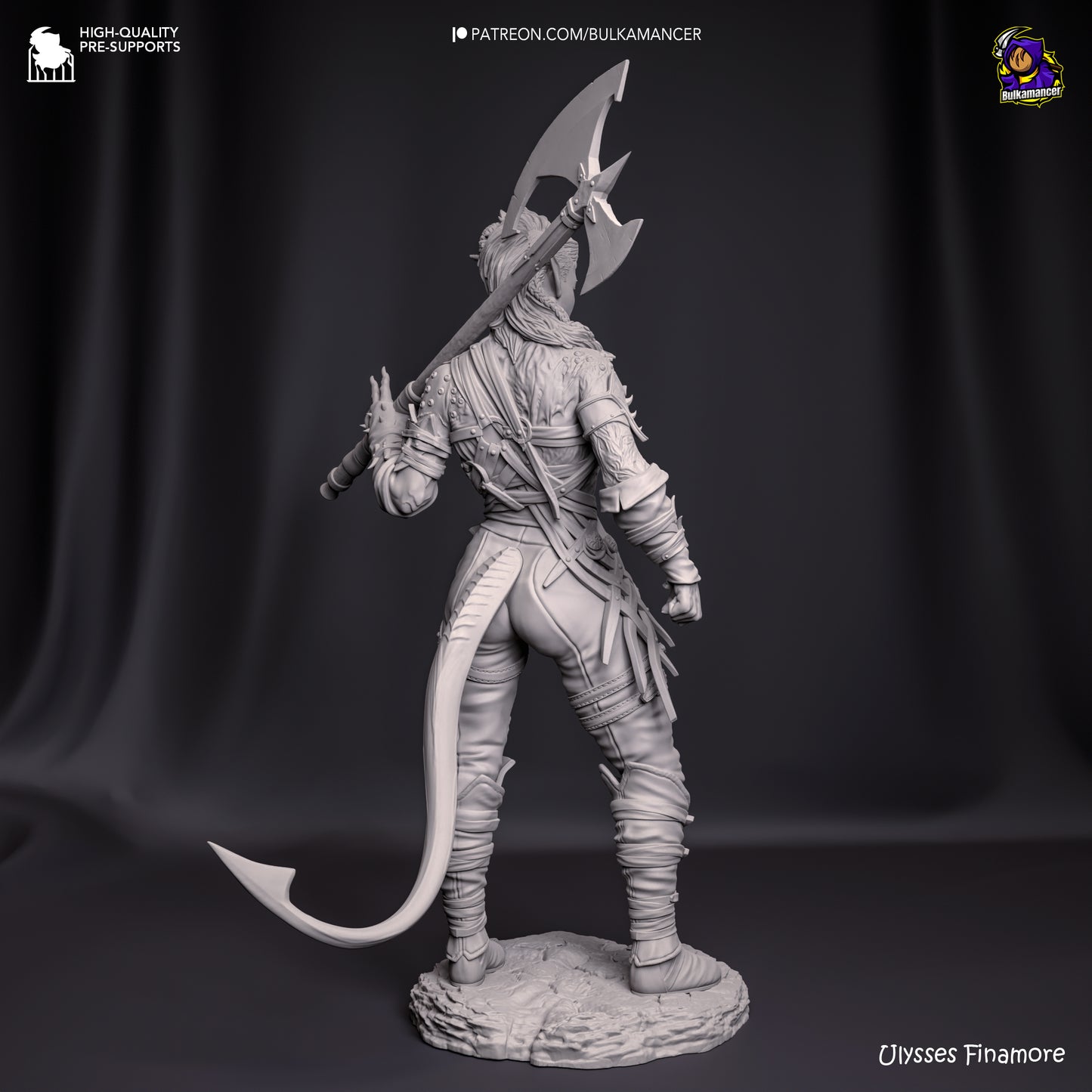 Baldur's Gate 3 Karlach Garage Kit | Fanmade Model by Bulkamancer | Barbarian mommy | 3D Printed - Sephiknot