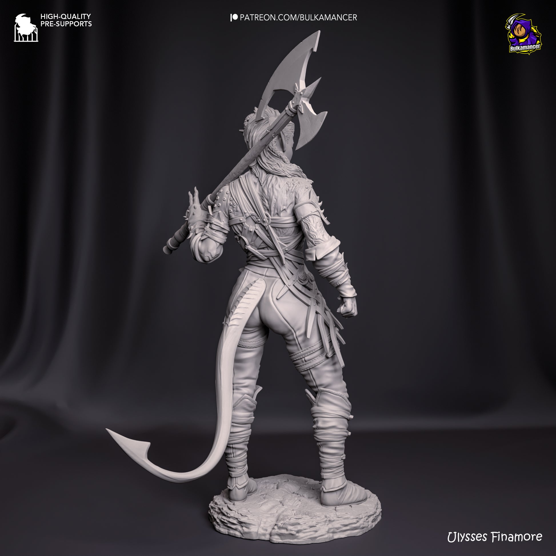 Baldur's Gate 3 Karlach Garage Kit | Fanmade Model by Bulkamancer | Barbarian mommy | 3D Printed - Sephiknot