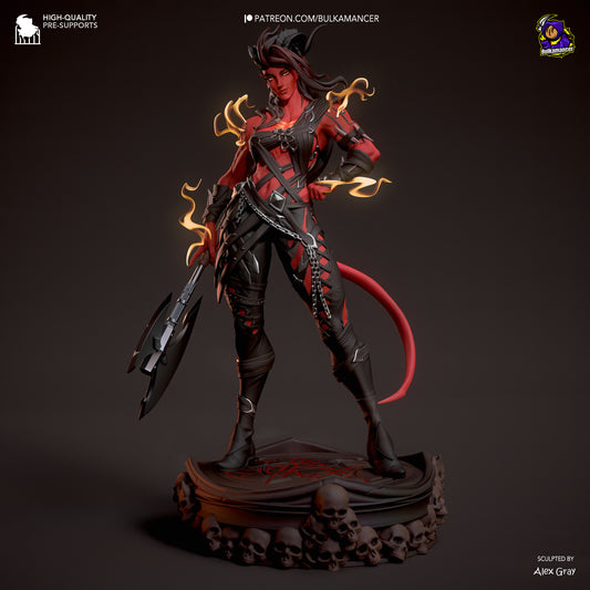 Baldur's Gate 3 Stylized Karlach Garage Kit | Fanmade Model by Bulkamancer | Barbarian mommy | 3D Printed - Sephiknot