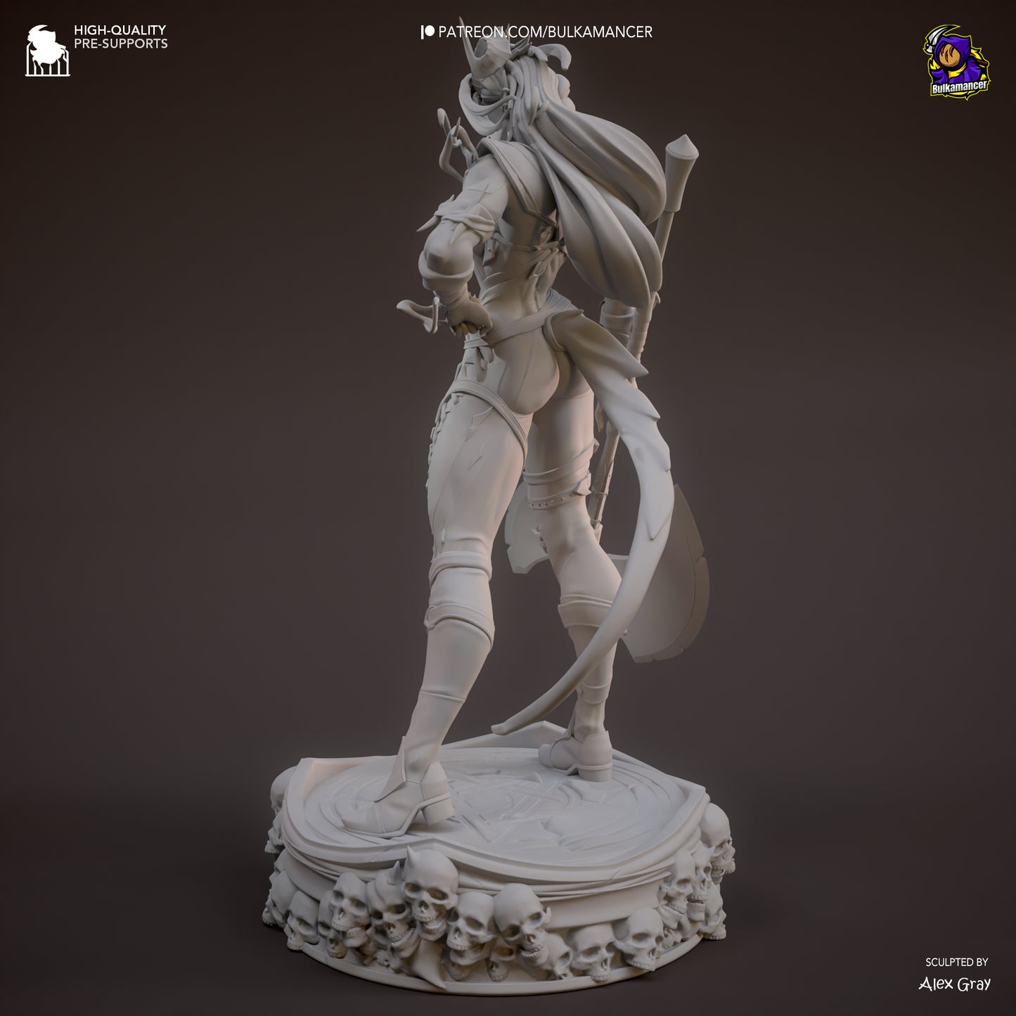 Baldur's Gate 3 Stylized Karlach Garage Kit | Fanmade Model by Bulkamancer | Barbarian mommy | 3D Printed - Sephiknot