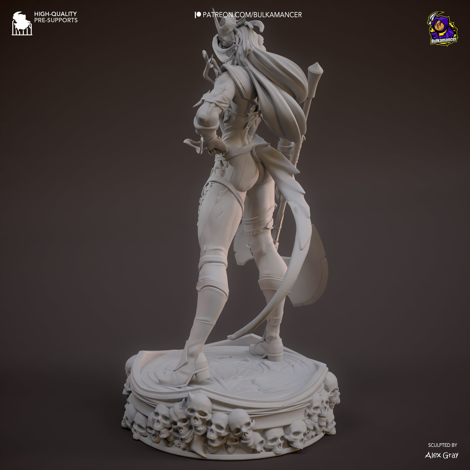 Baldur's Gate 3 Stylized Karlach Garage Kit | Fanmade Model by Bulkamancer | Barbarian mommy | 3D Printed - Sephiknot