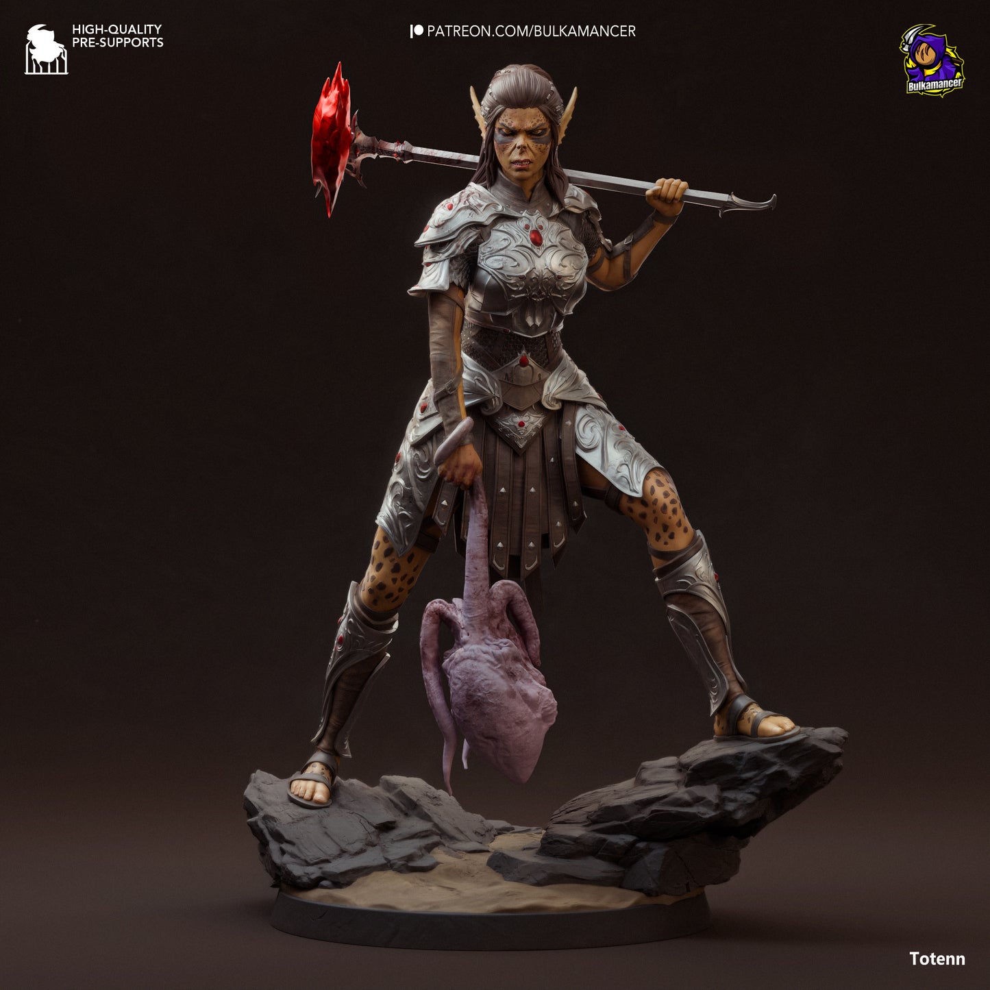 Baldur's Gate 3 Lae'zel Garage Kit | Fanmade Model by Bulkamancer | Githyaanki warrior | 3D Printed - Sephiknot