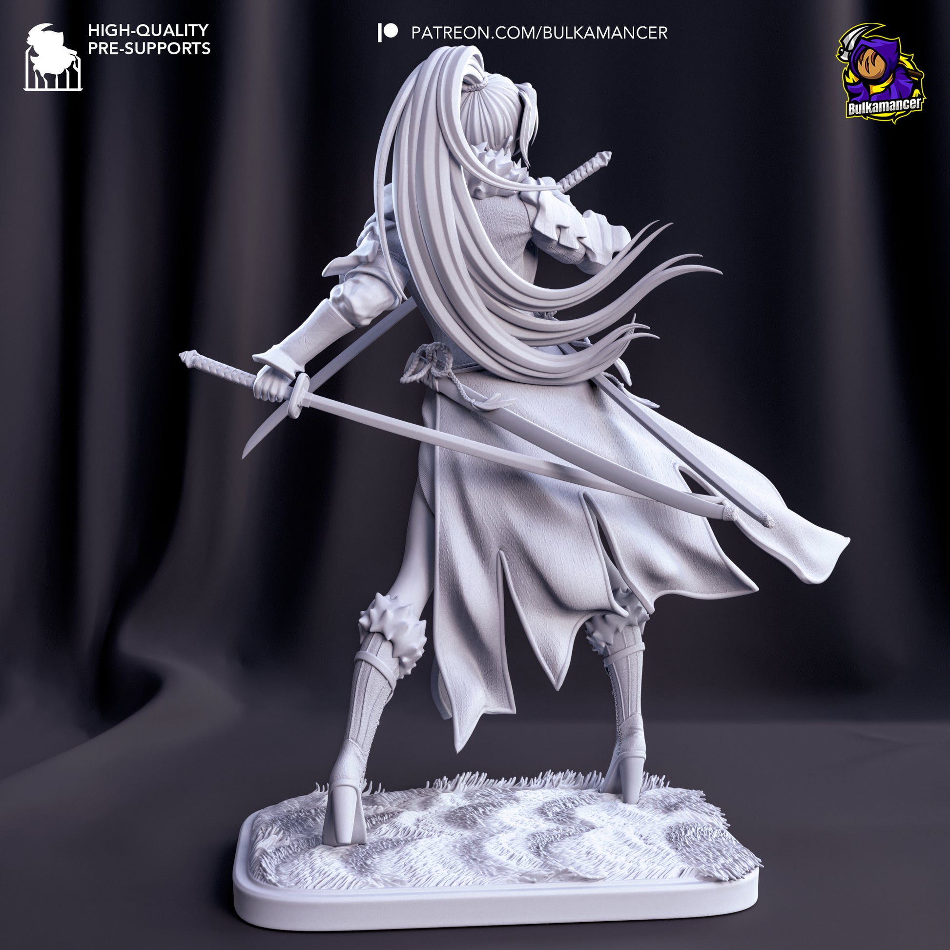 Blademaster of the Plains Garage Kit | Fanmade Model by Bulkamancer | 3D Printed - Sephiknot