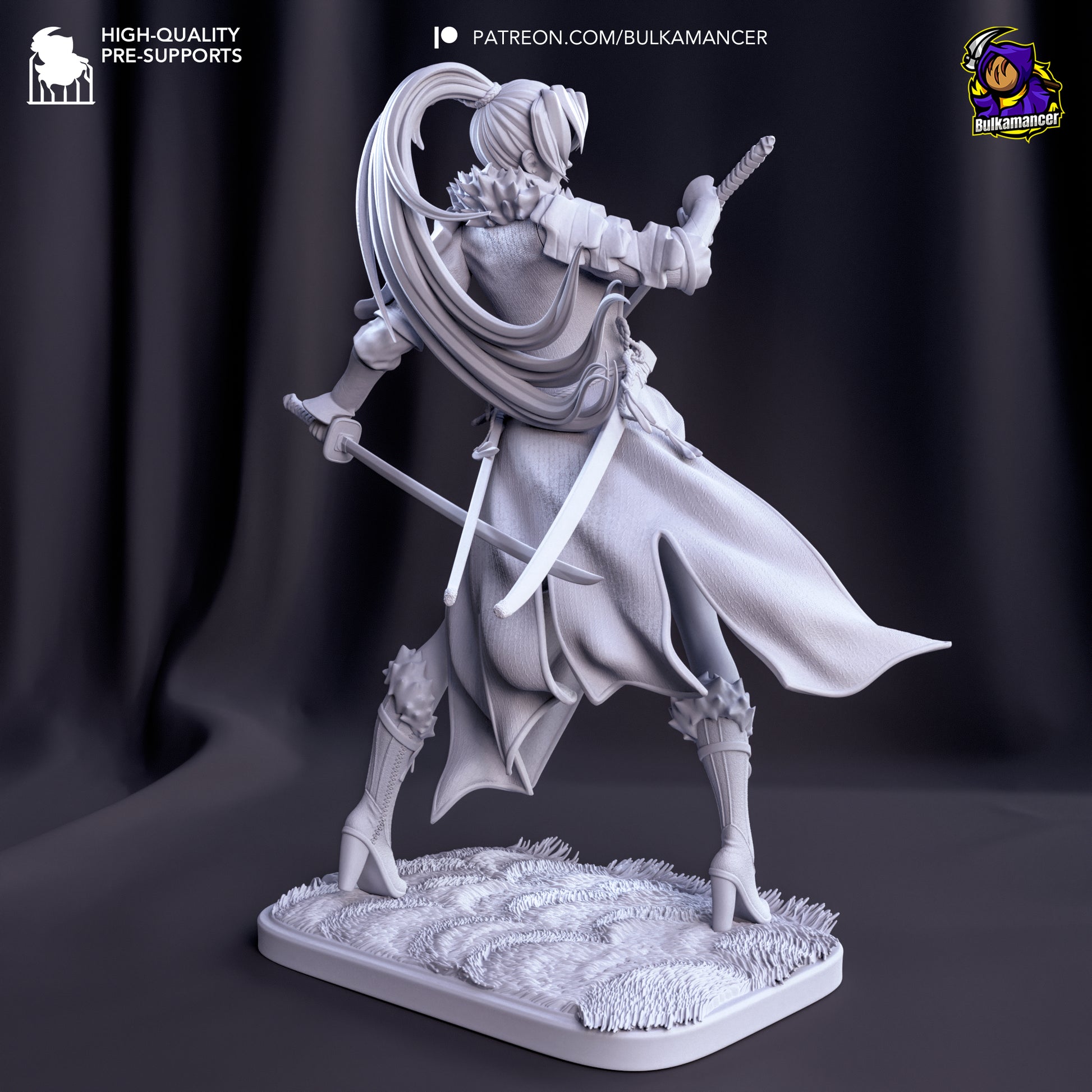 Blademaster of the Plains Garage Kit | Fanmade Model by Bulkamancer | 3D Printed - Sephiknot