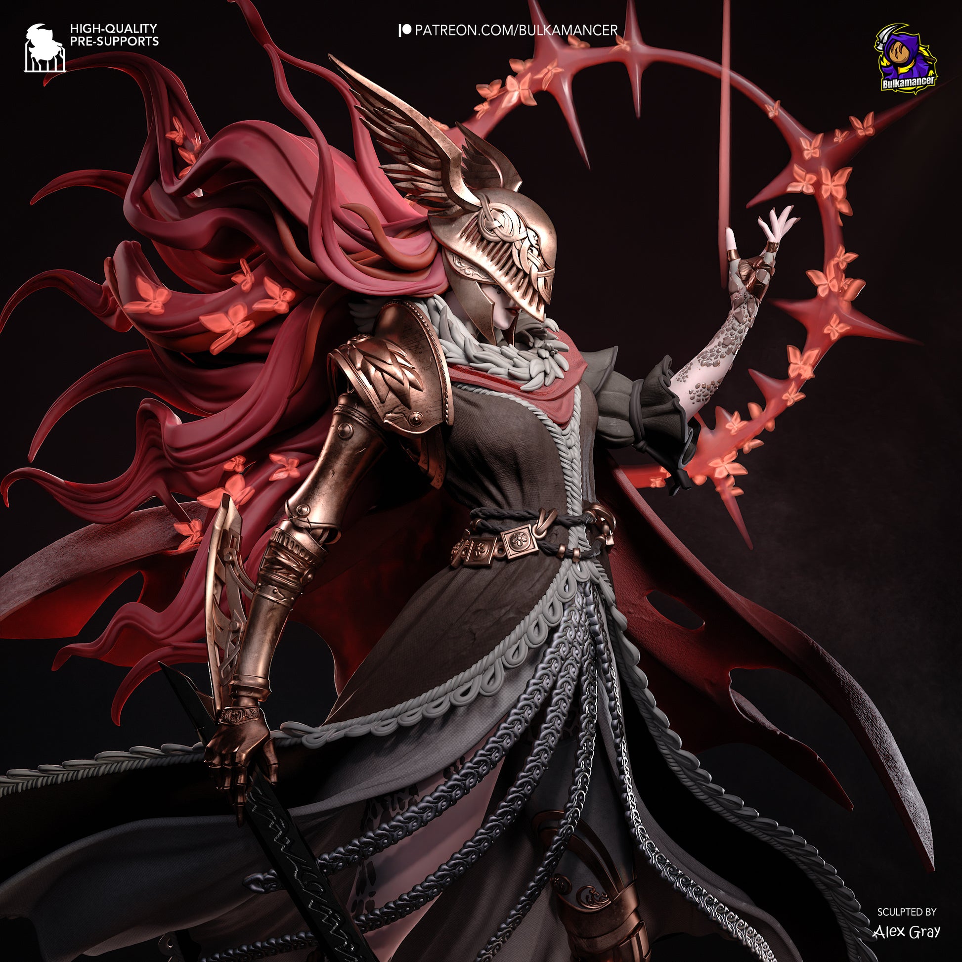 Malenia from Elden Ring Fan-Made Model by Bulkamancer - Sephiknot