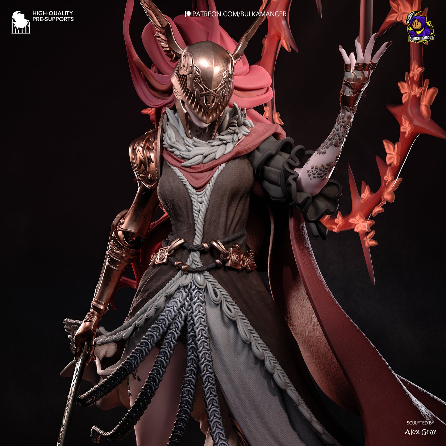 Malenia from Elden Ring Fan-Made Model by Bulkamancer - Sephiknot