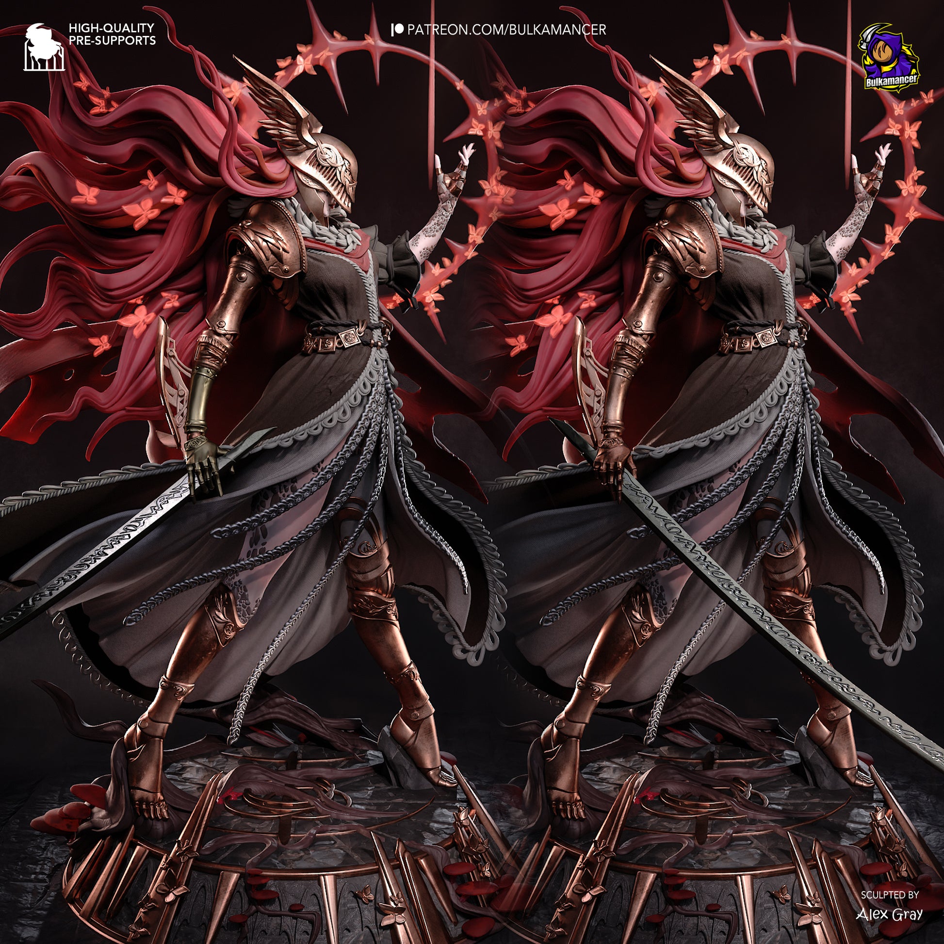 Malenia from Elden Ring Fan-Made Model by Bulkamancer - Sephiknot