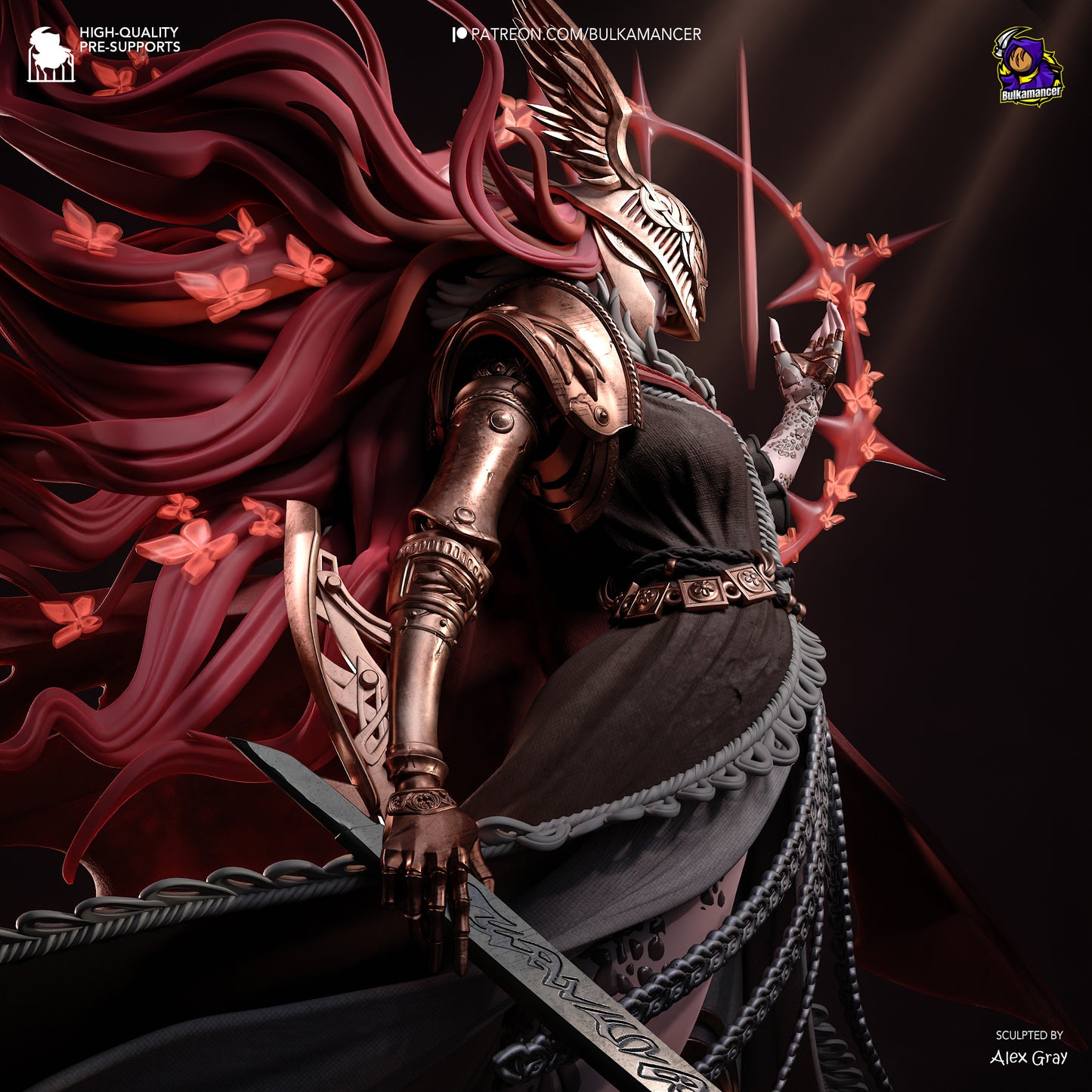Malenia from Elden Ring Fan-Made Model by Bulkamancer - Sephiknot