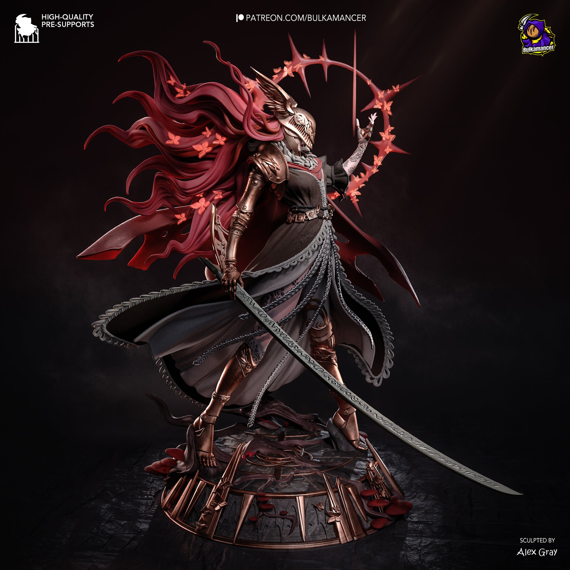 Malenia from Elden Ring Fan-Made Model by Bulkamancer - Sephiknot