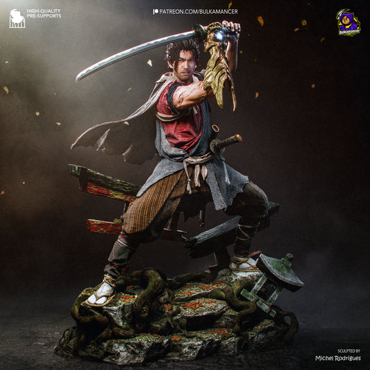 Musashi by Bulkamancer | High Quality Resin Print | Painted Commissions available!