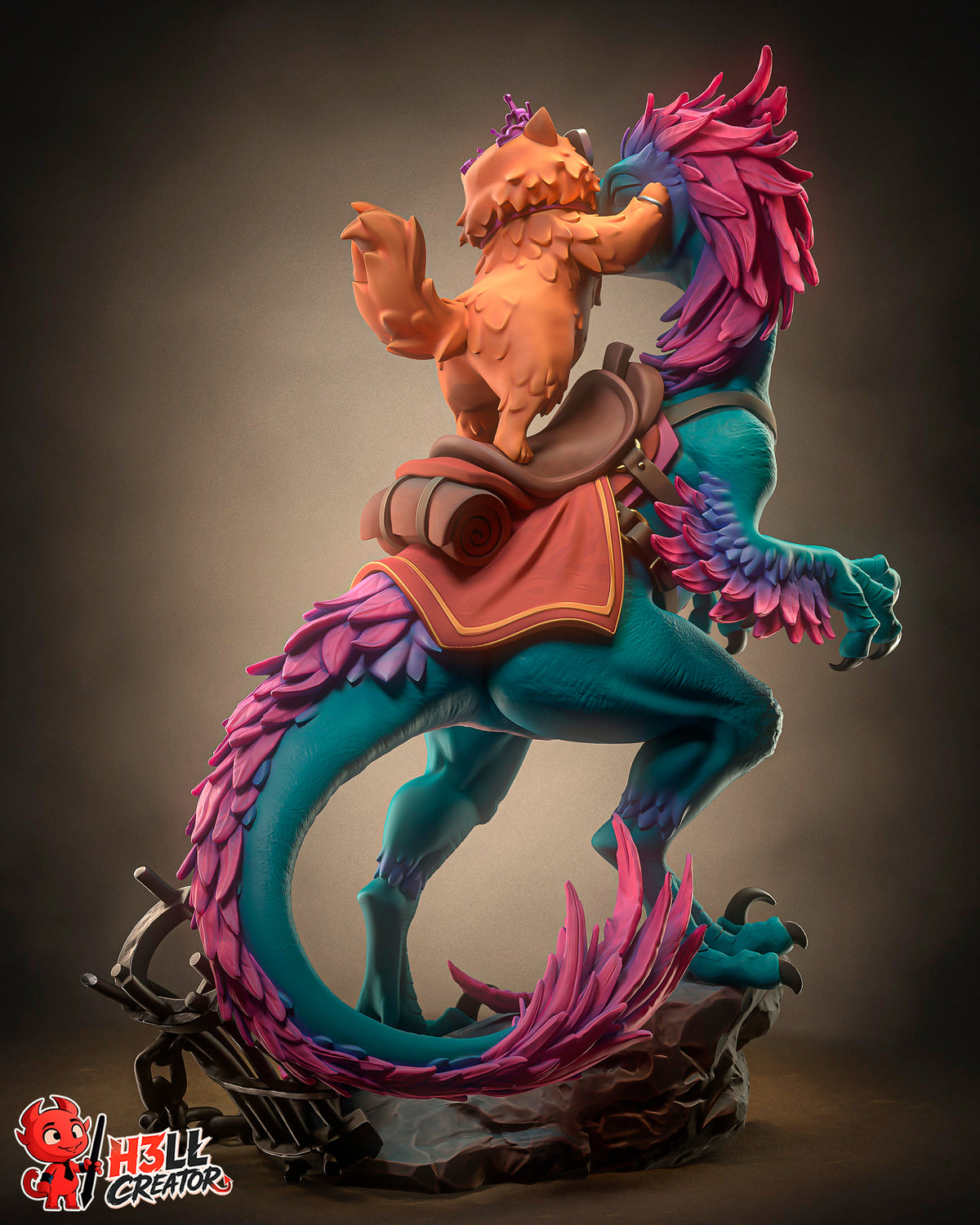 Donut and Mongo by h3ll creator | High Quality Resin Print | Painted Commissions available!
