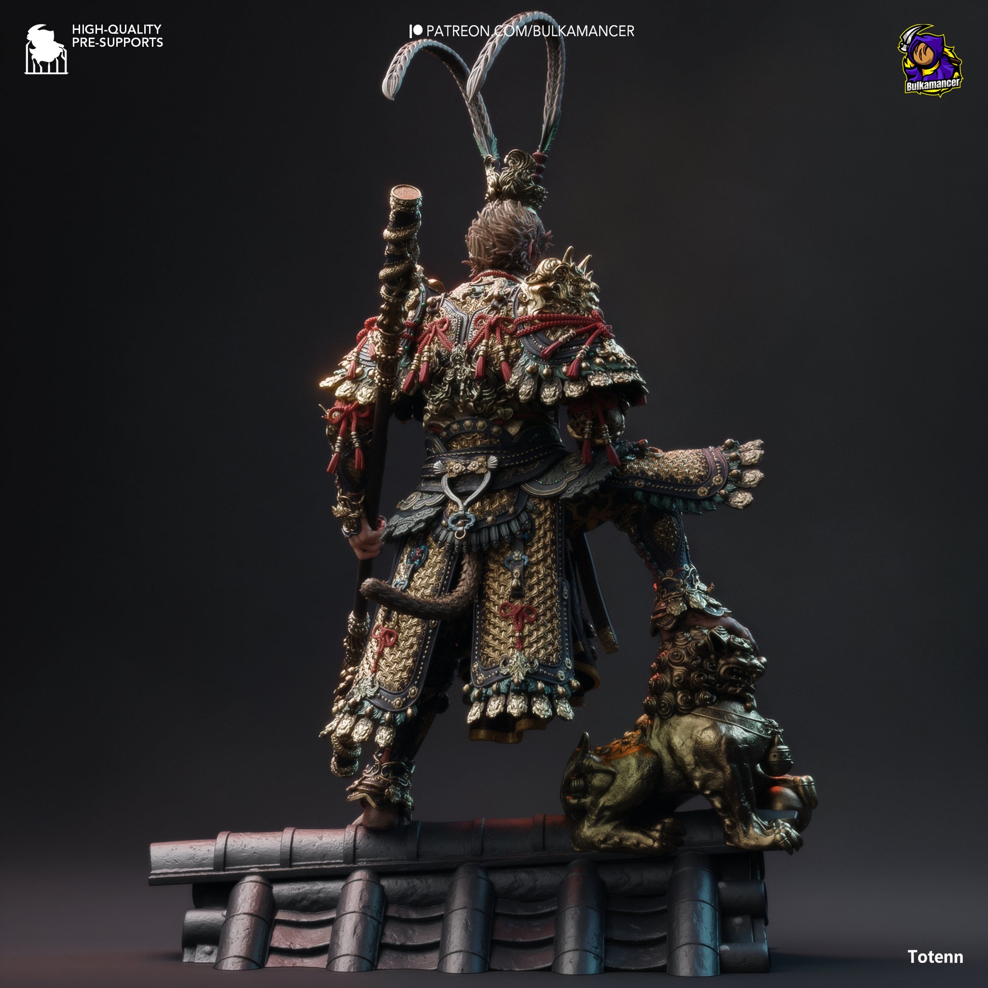 Monkey King Garage Kit | Fanmade Model by Bulkamancer | 3D Printed - Sephiknot