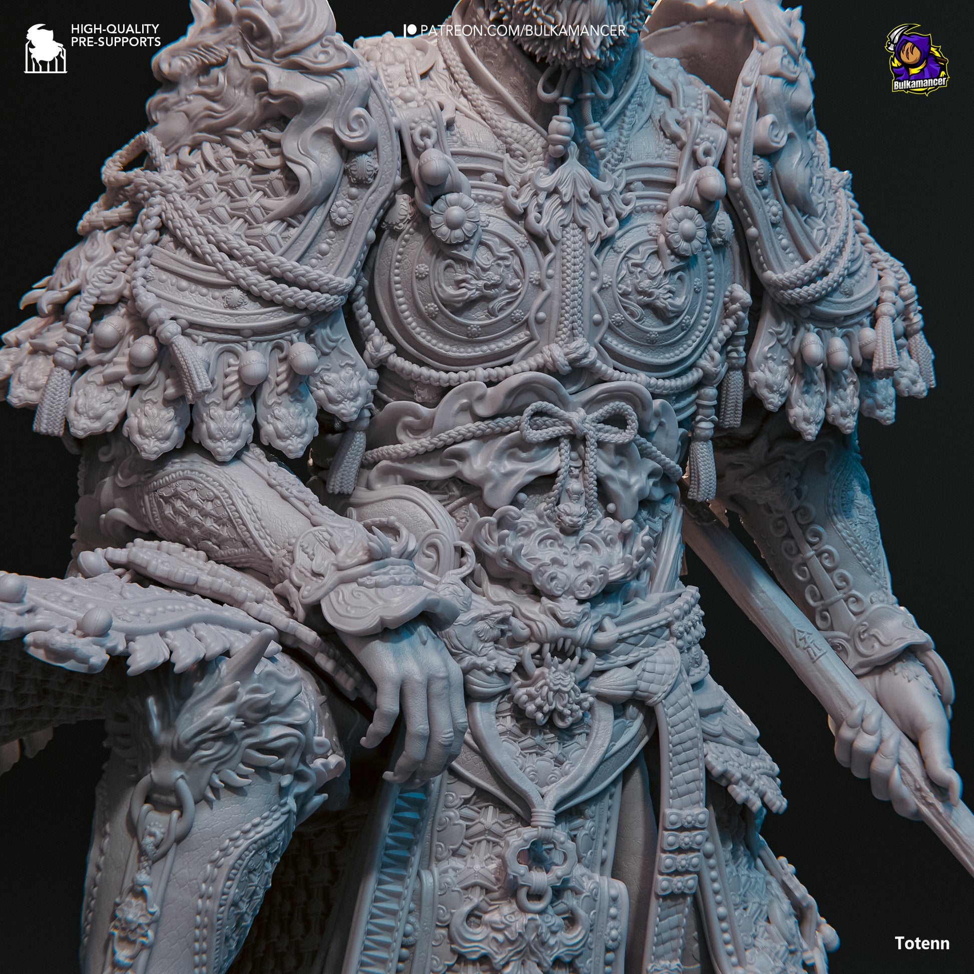 Monkey King Garage Kit | Fanmade Model by Bulkamancer | 3D Printed - Sephiknot