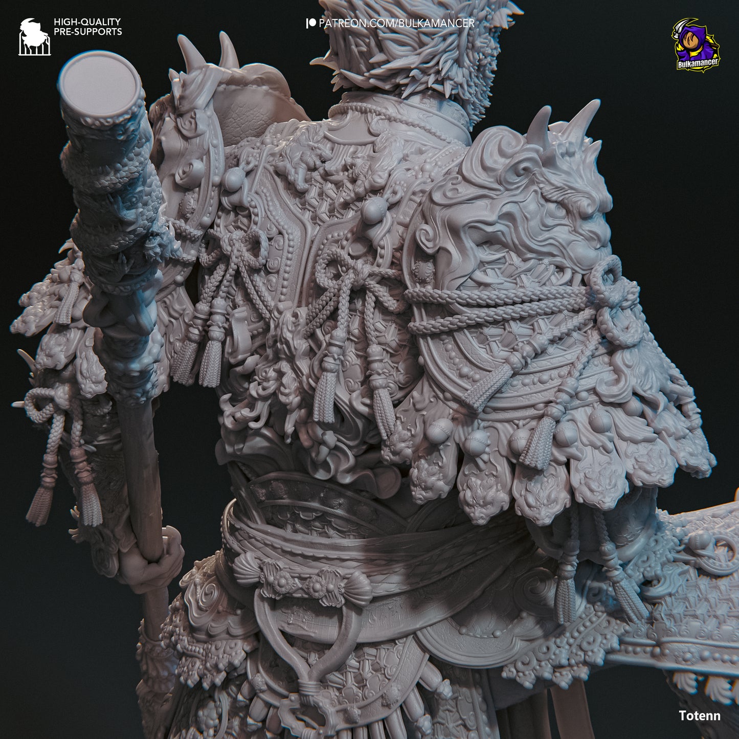 Monkey King Garage Kit | Fanmade Model by Bulkamancer | 3D Printed - Sephiknot