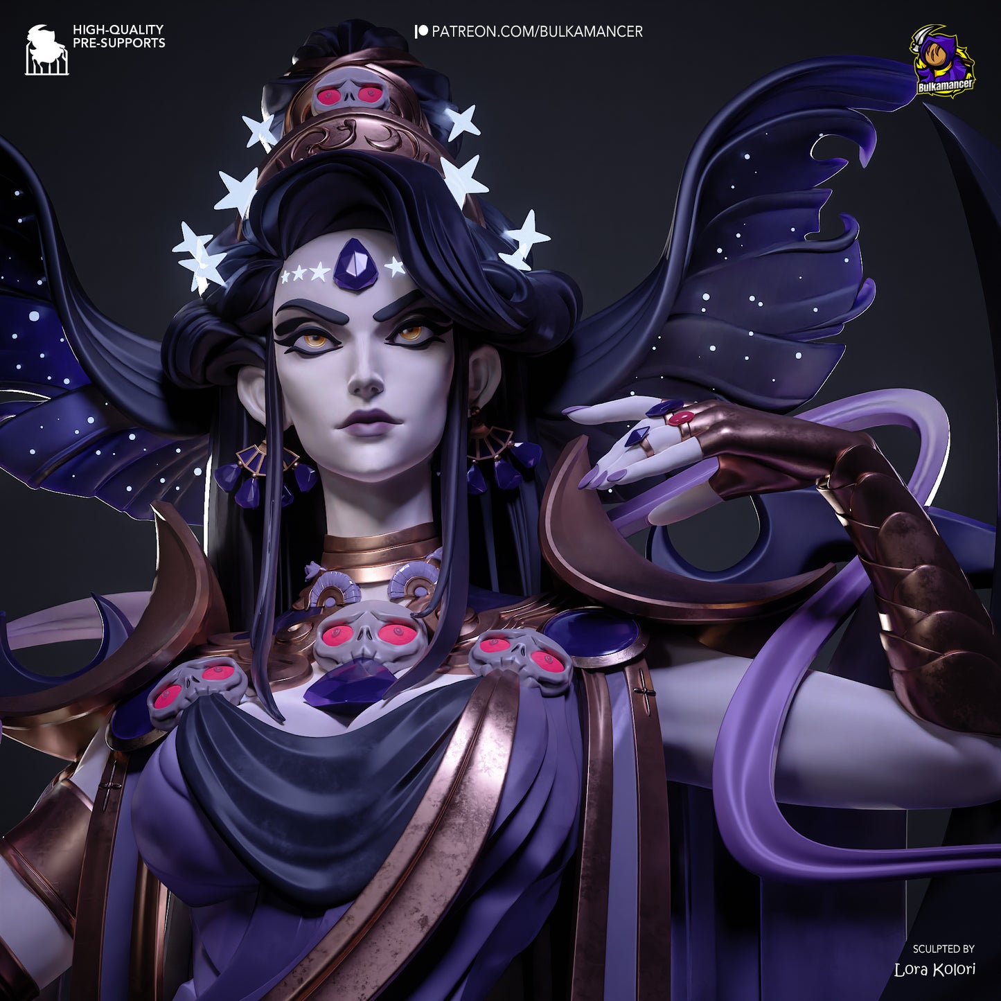Nyx from Hades by Bulkamancer | High Quality Resin Print | Painted Commissions available!