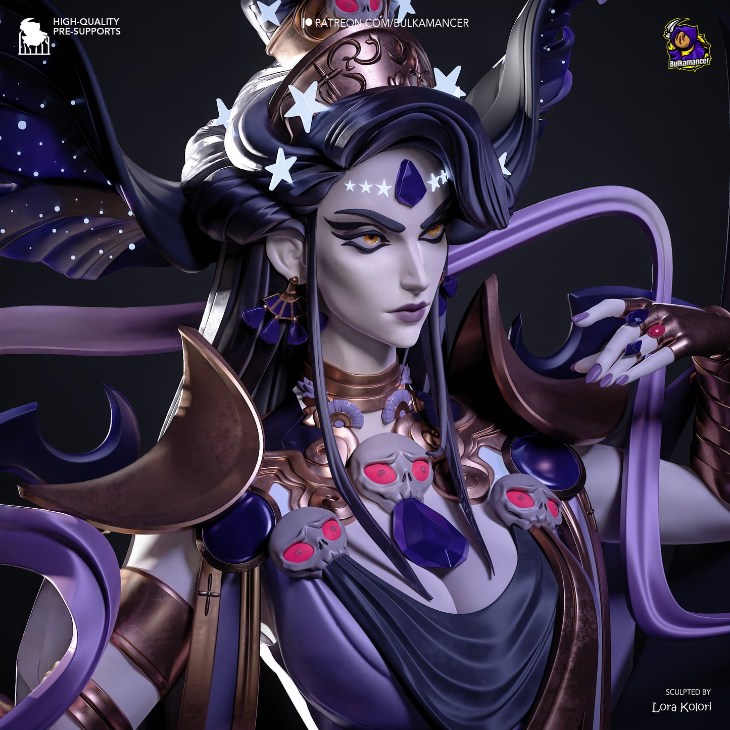 Nyx from Hades by Bulkamancer | High Quality Resin Print | Painted Commissions available!