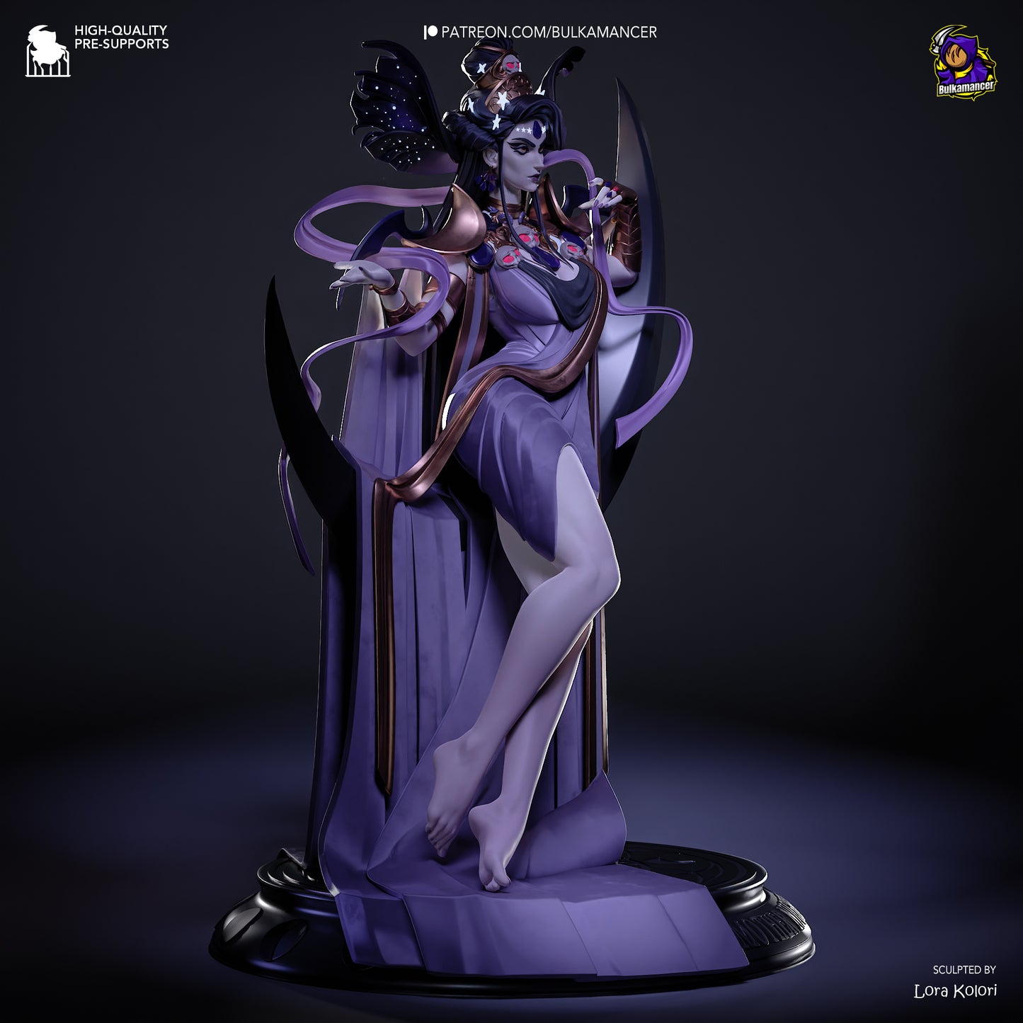 Nyx from Hades by Bulkamancer | High Quality Resin Print | Painted Commissions available!