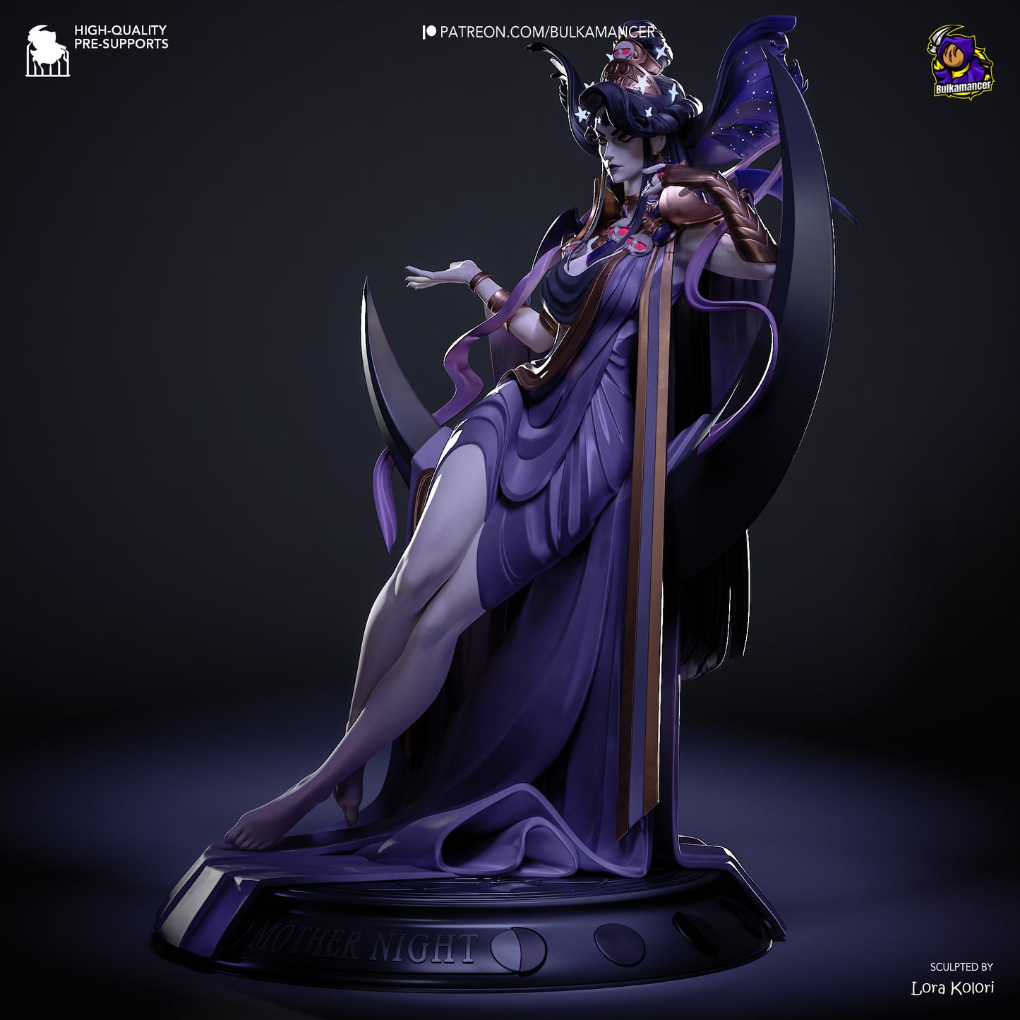 Nyx from Hades by Bulkamancer | High Quality Resin Print | Painted Commissions available!