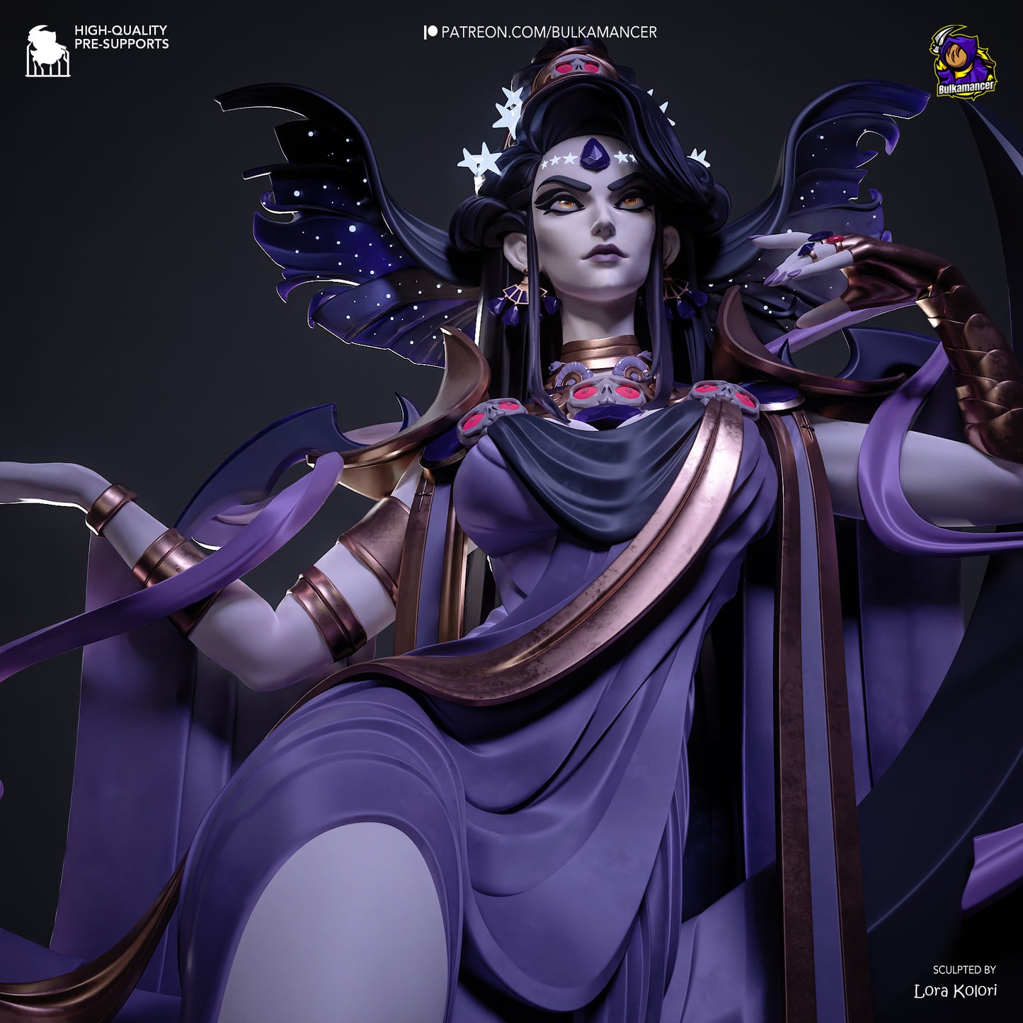 Nyx from Hades by Bulkamancer | High Quality Resin Print | Painted Commissions available!